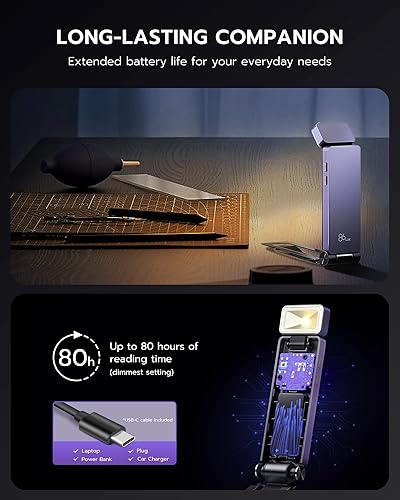 Miniatura 5 de 86lux OK08 Libro azul claro y morado (paquete de 2)