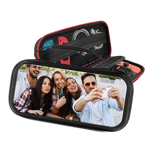 Befada SHUMEI Personalise Custom image Daydayup Switch Case Compatible With Nintendo Switch - Protective Hard Shell Travel Carrying Case Pouch for Nintendo Portable Travel Carry Case