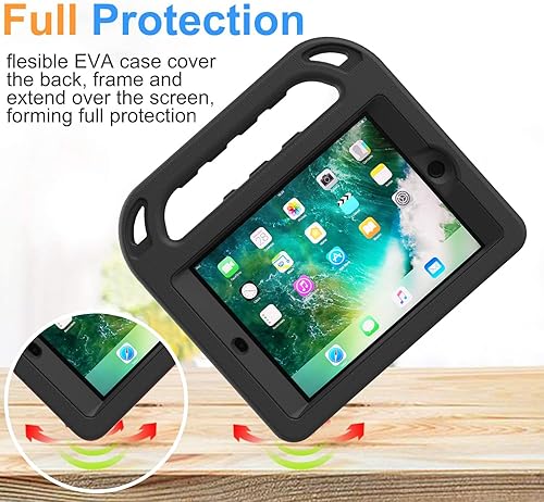 Miniatura 6 de BMOUO Funda para iPad Mini 1 2 3, iPad Mini 1/2/3 Funda para niños - Protector de pantalla integrado, a prueba de golpes, ligera, cubierta dura