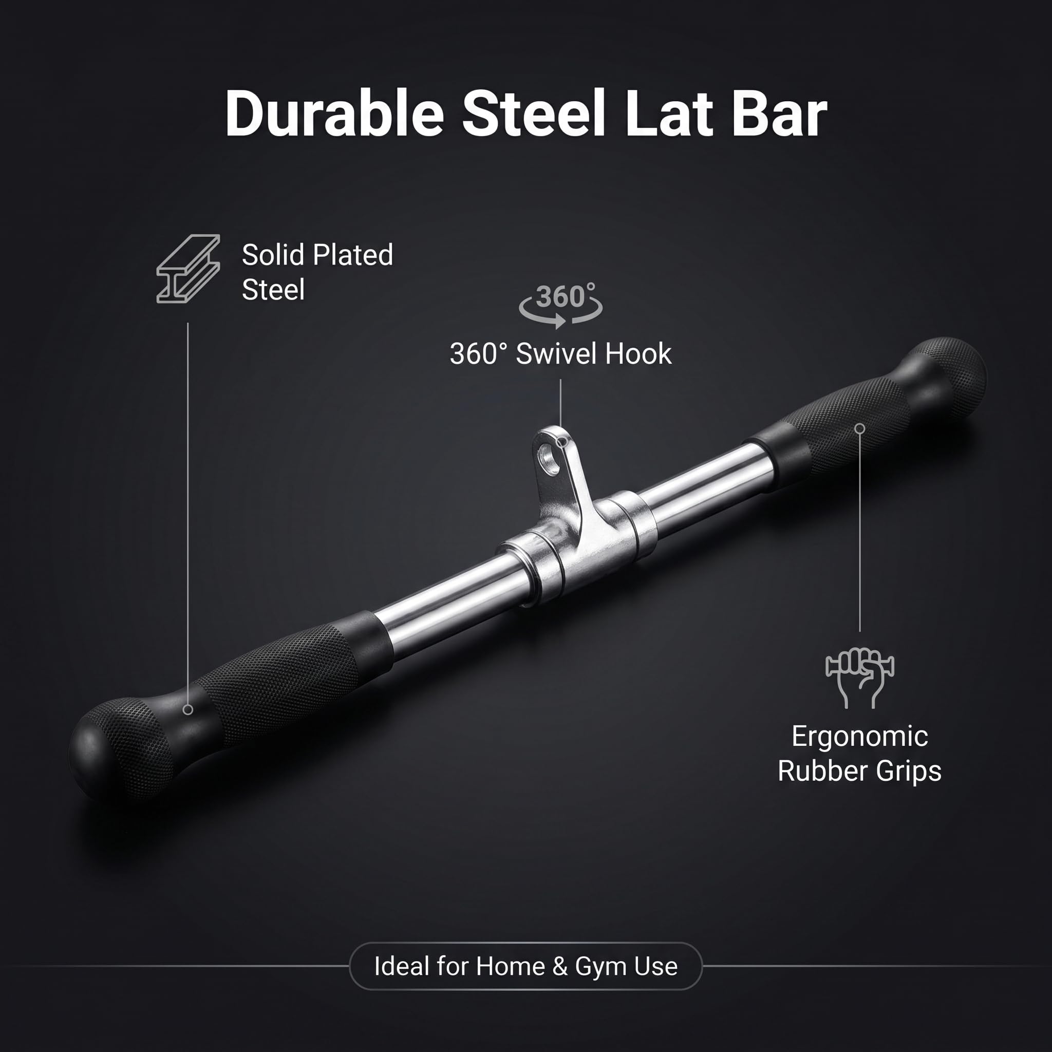 Barbell Multi-Exerciser - Attacco per cavi per macchine per cavi, barra per tricipiti, barra per tricipiti, barra per tricipiti, barra per tricipiti, barra per tricipiti, barra per tricipiti, barra
