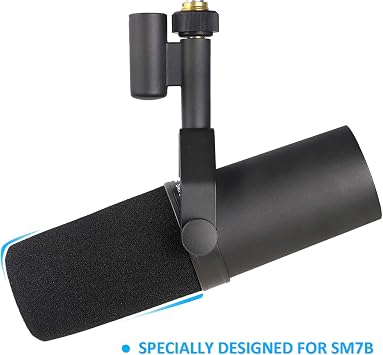 SM7B Pop Filter Foam Cover - Microphone Windscreen Wind Cover Customized Compatible with Shure SM7B Mic to Blocks Out Plosives by YOUSHARES