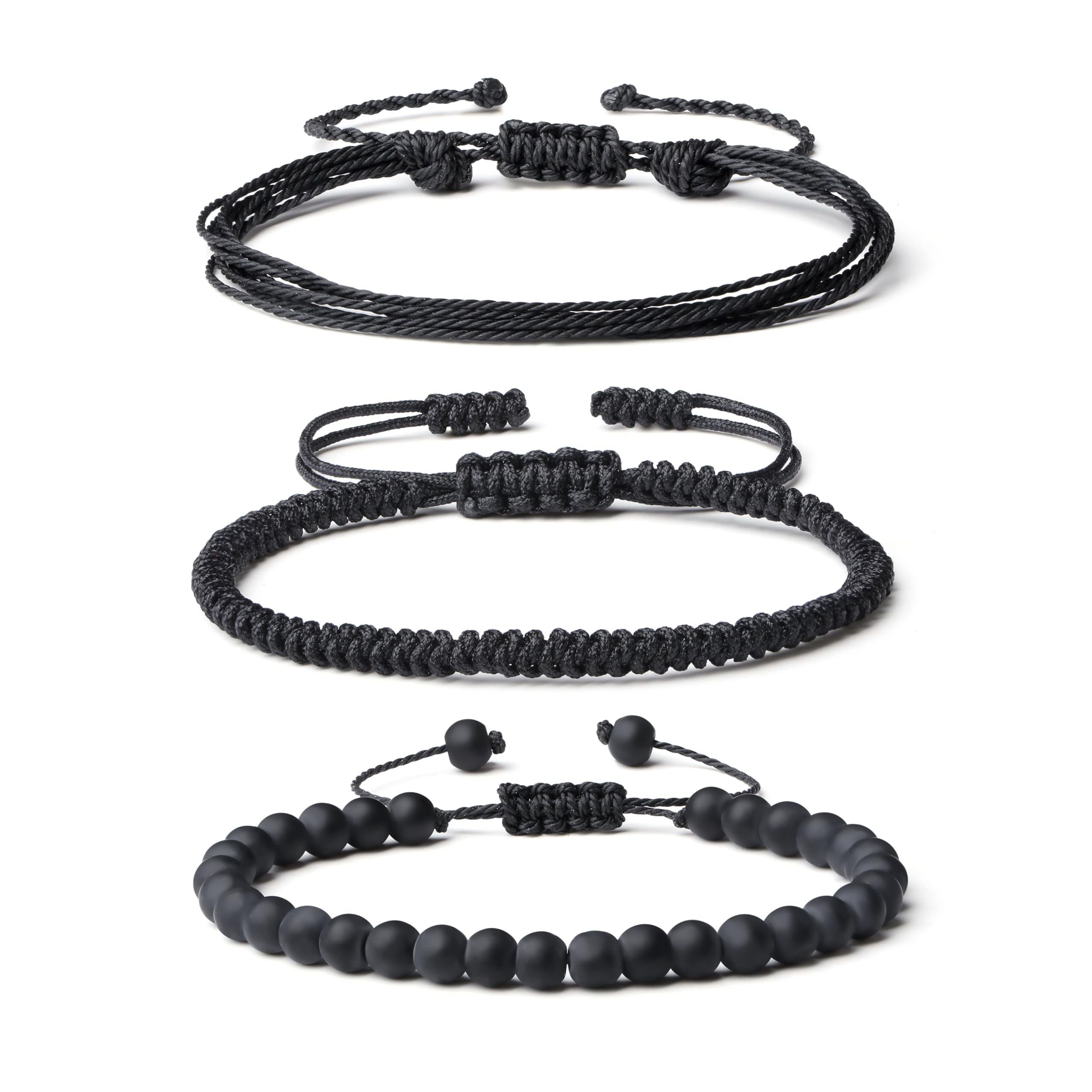 QINJIEJIE Natürliche Edelstein Perlen Roter Jaspis Armband H