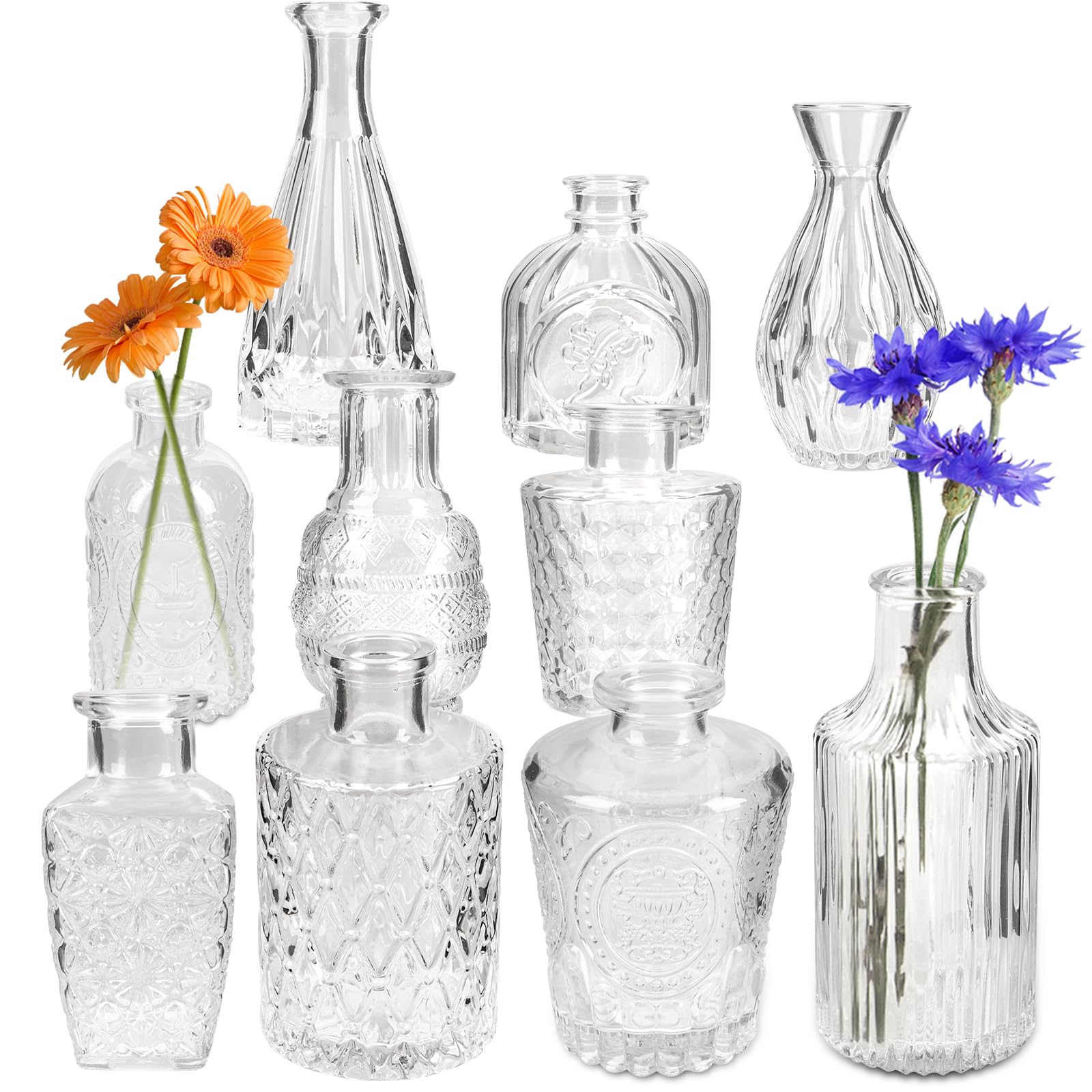 Yirilan Glass Bud Vases