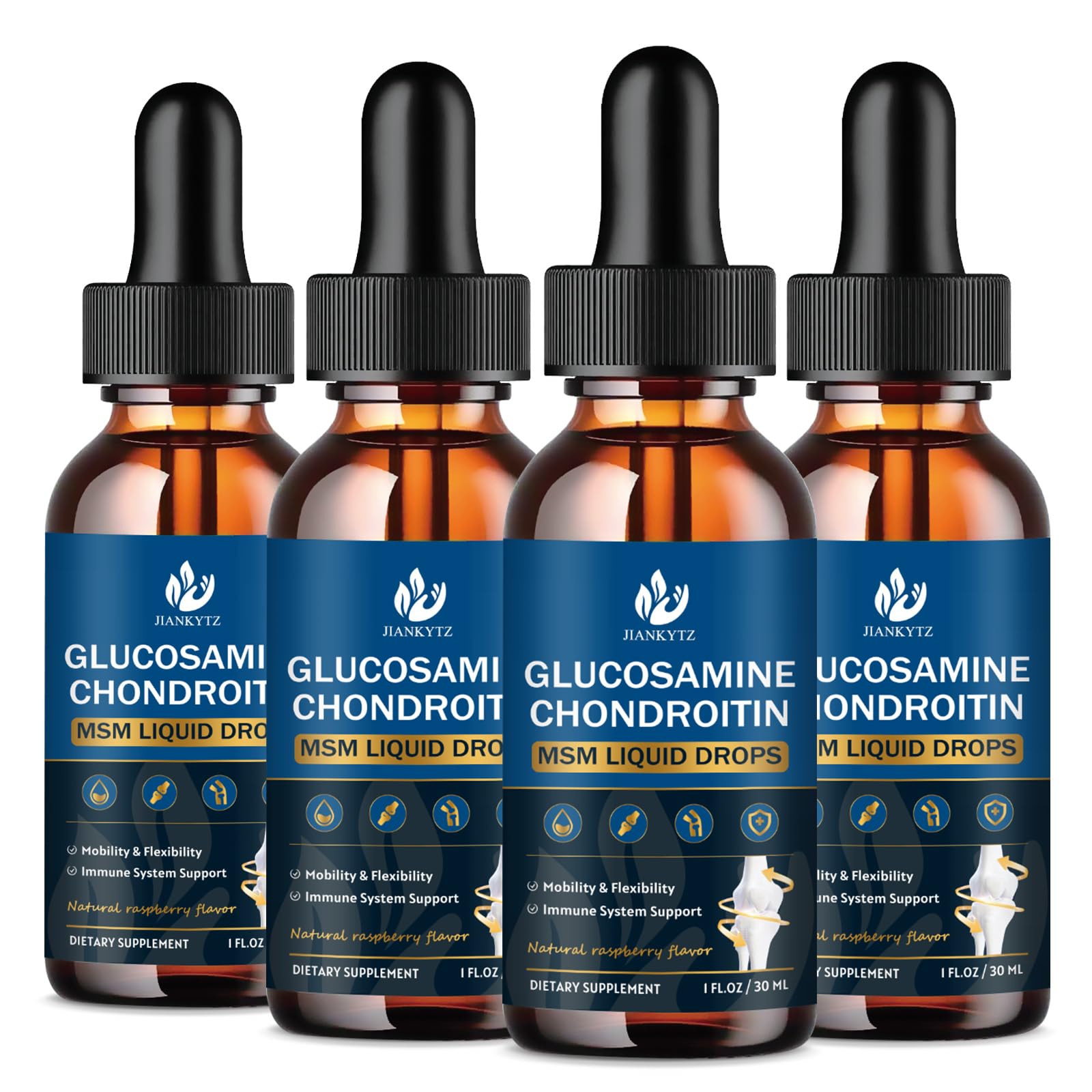 (2 Pack) Glucosamine Chondroitin MSM Liquid Drops, High Absorption — Amazon image 8