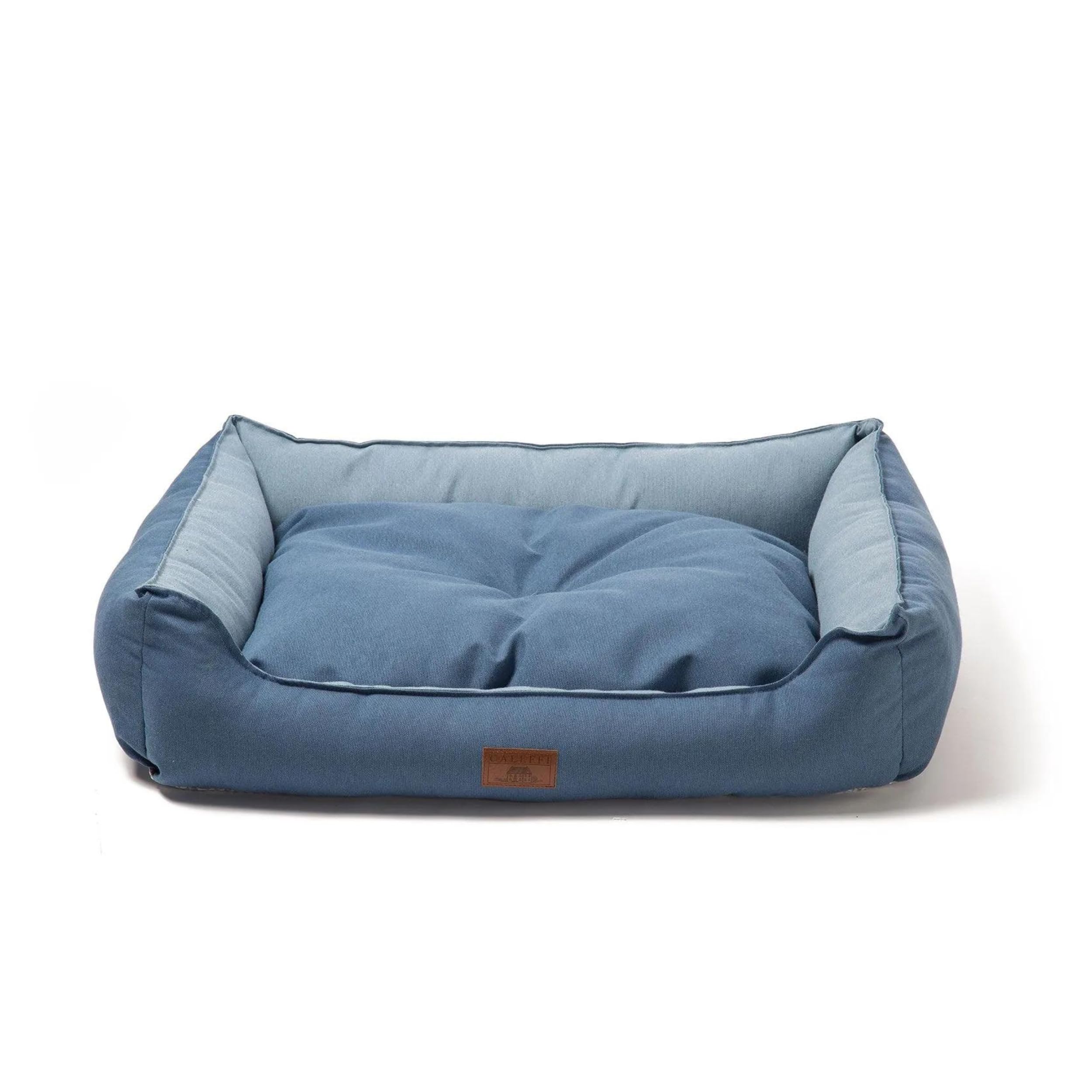 Caleffi - Cuccia Cane Interno e Esterno in Cotone ottimo anche come Cuccia Gatto e Pet con Cuscino Cane e Gatto Interno Double-Face con Grip Antiscivolo, Cuccia per Cani e Gatti Morbida Imbottita