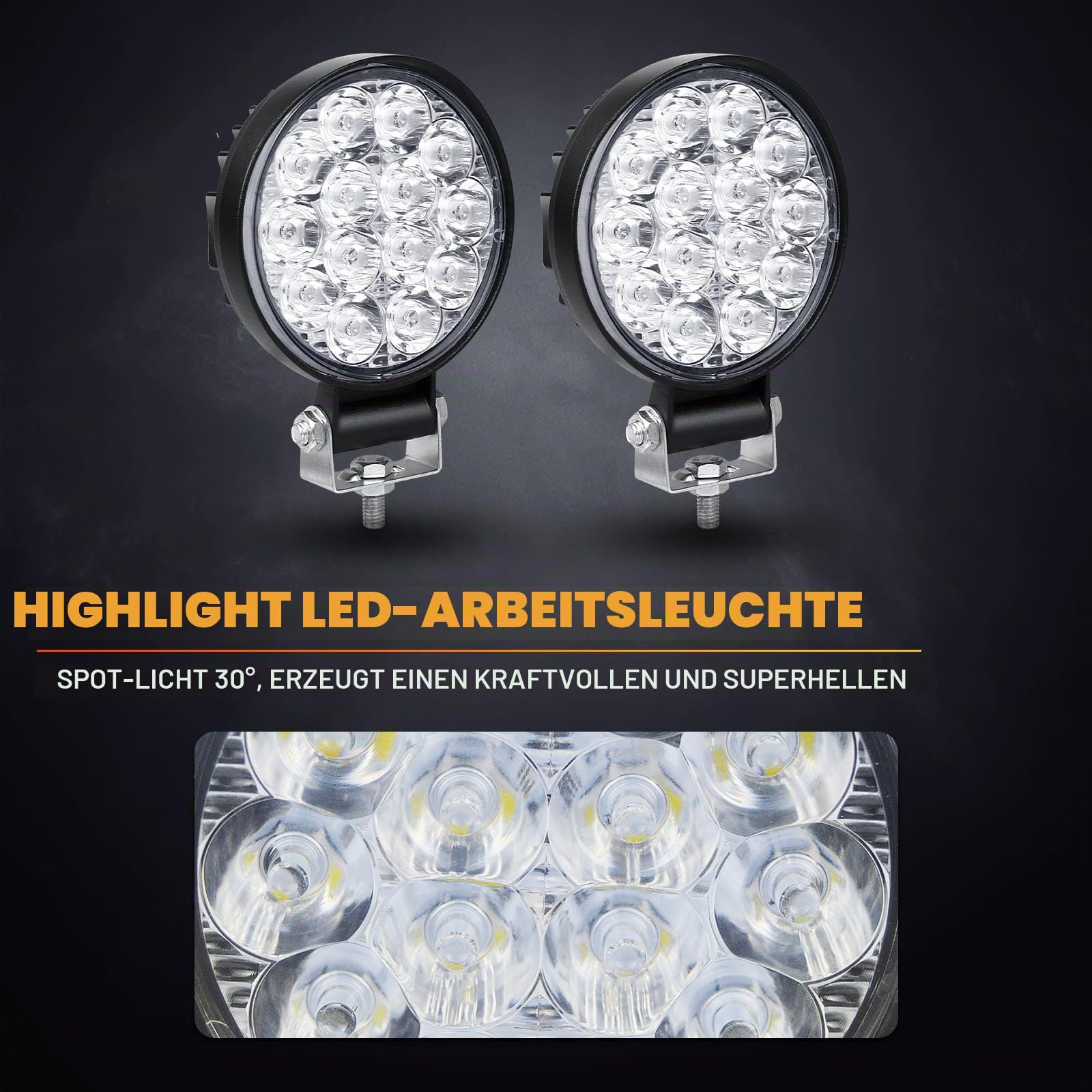 RIGIDON 10x auto scheinwerfer 3.2 zoll mini 42W spot led pods, arbeitslicht