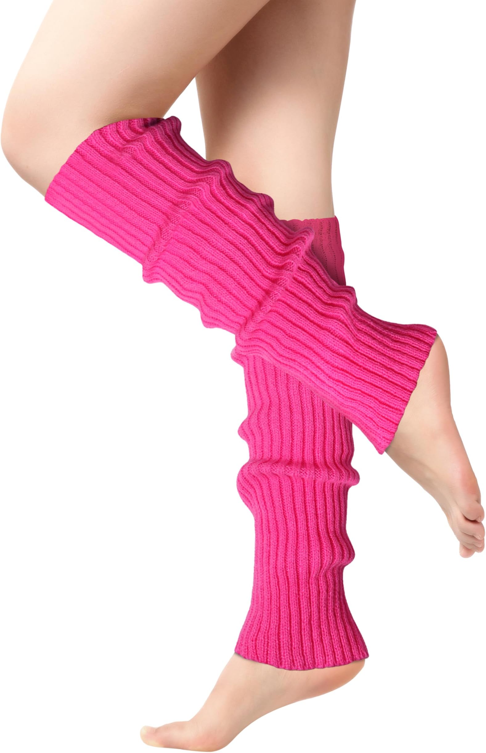 Pleneal Leg Warmers for Women - Leg Warmers 80s Ribbed Knitted leg warmers y2k for Yoga Party Sports Fashion Accessories