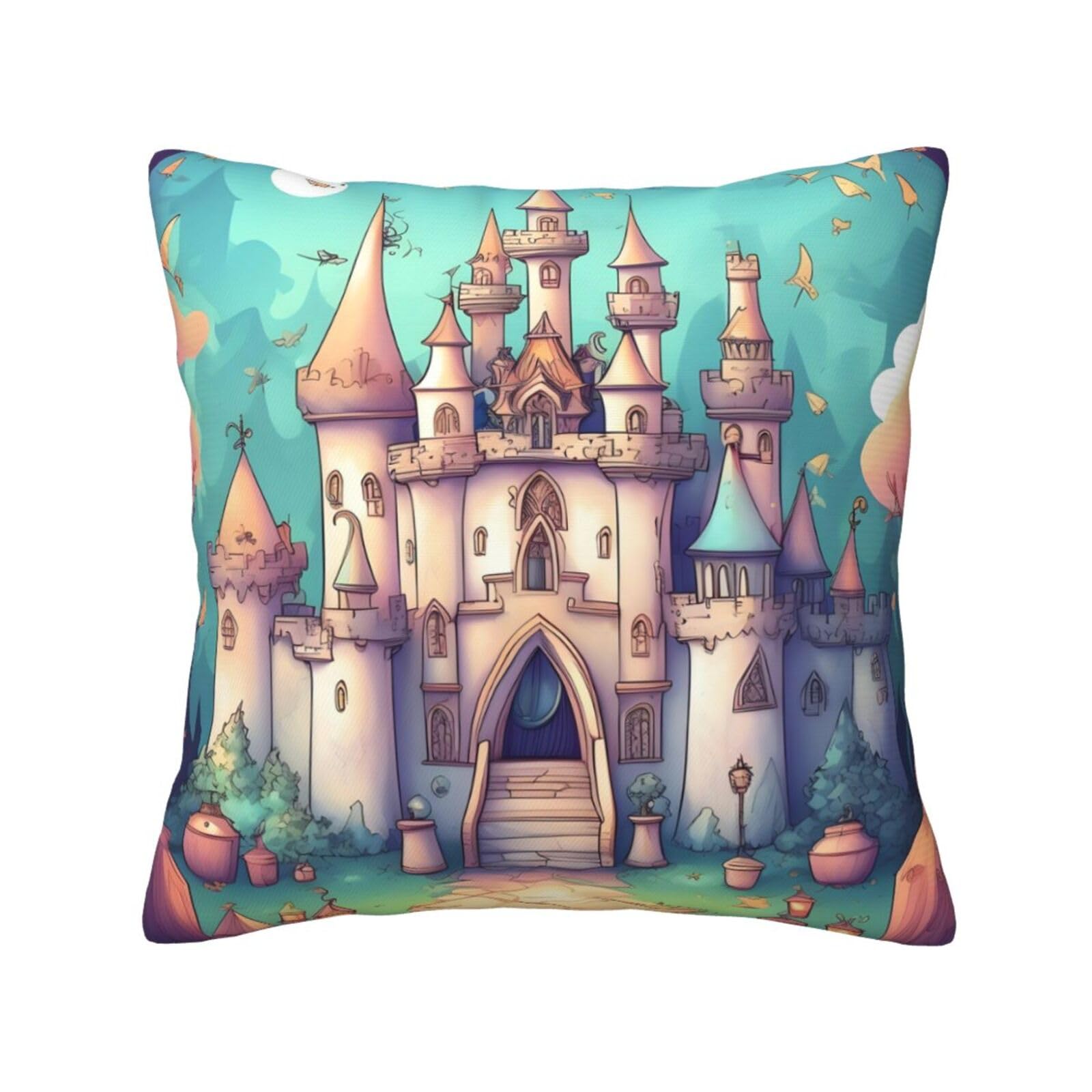 カラフルなクッションキャッスル