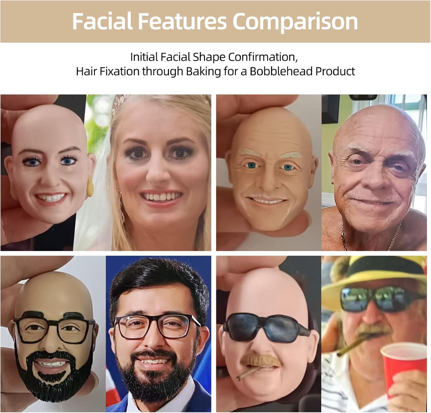 Bobblehead elettrico personalizzato da foto - Miglior papà personalizzato, statuetta lavoratore fatta a mano con elmetto rigido e strumenti