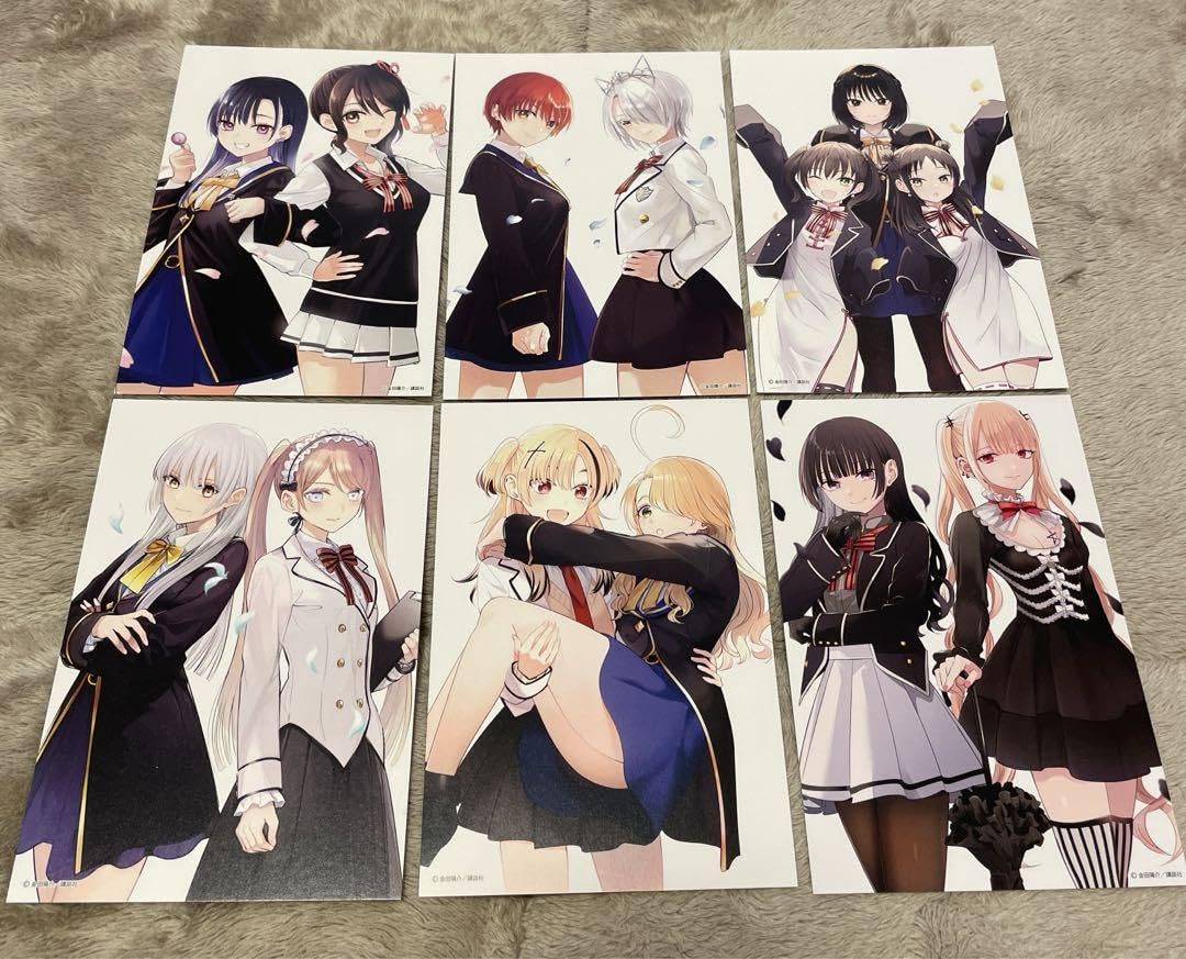 Amazon.co.jp: 黒猫と魔女の教室 イラストカード コミック購入特典 6枚