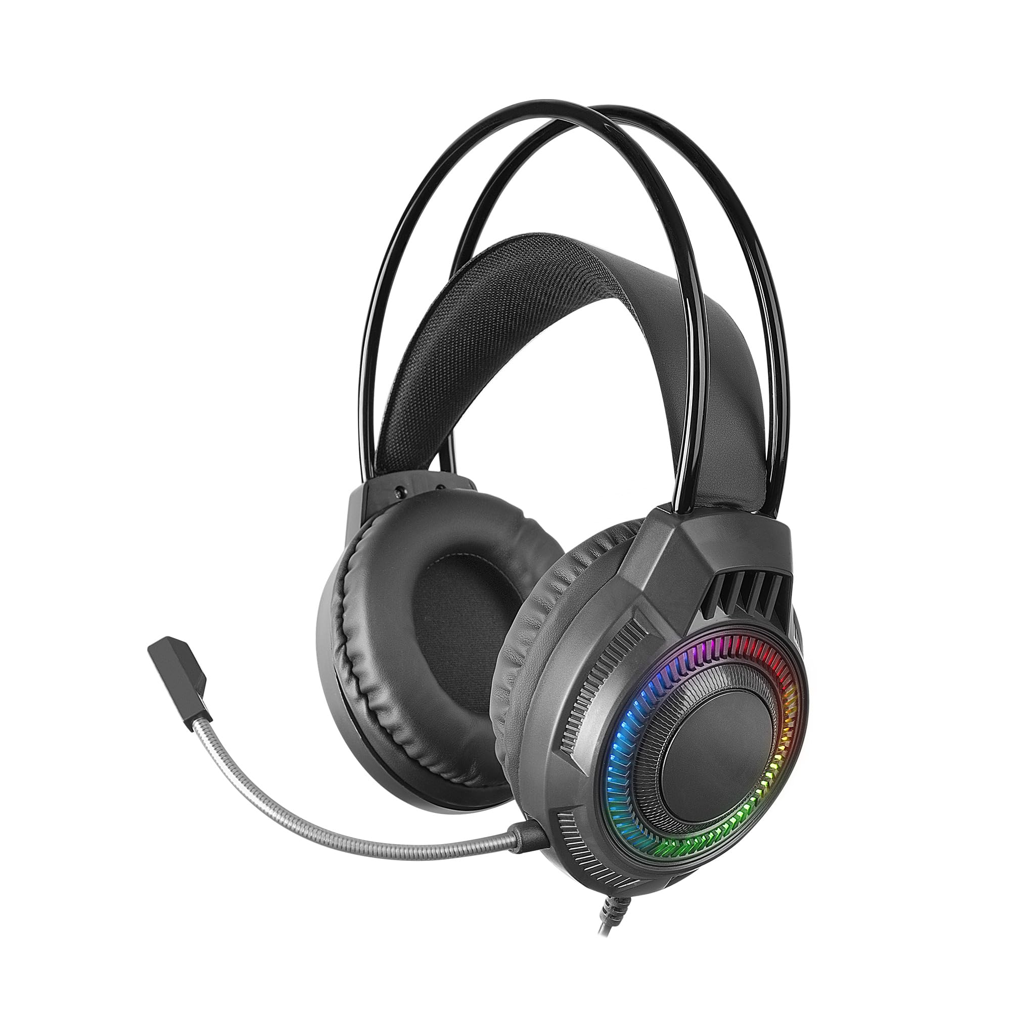 Mars Gaming MH124, Auriculares Gaming FRGB Rainbow, Diseño Ergonómico, Micrófono Flexible, Control de Volumen, Windows, Linux, Mac, PS4, PS5, Xbox One, Xbox Series X|S, Switch, Switch 2, Blanco — view 19