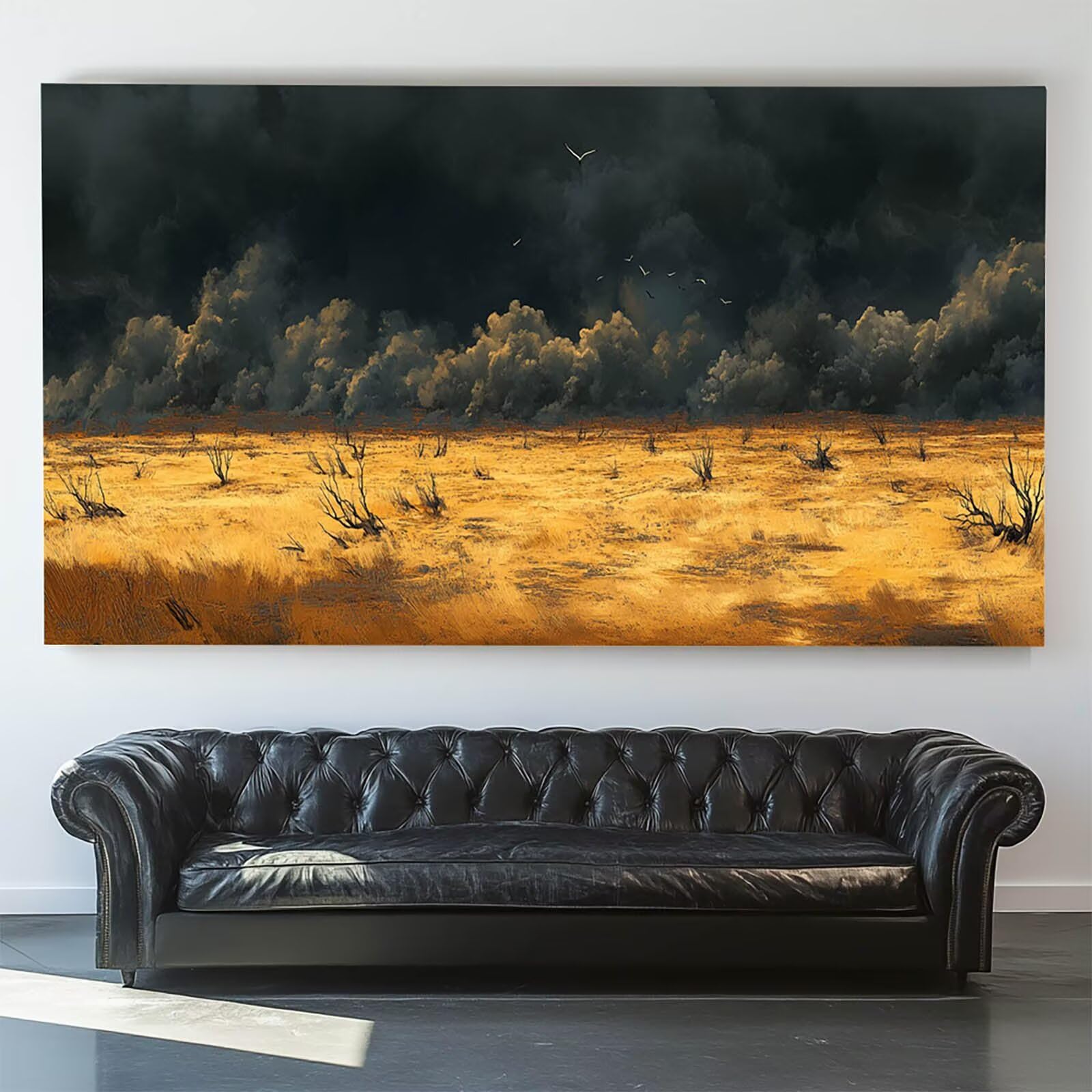 DIY Malen nach Zahlen Erwachsene Landschaft Malen nach Zahlen ab 7 jahre Mädchen Pflanze Kreativ set für Erwachsene mit Leinwand Acrylfarben set und Pinsel,Bastelset zum Bemalen,Wanddeko 80X160cm 7-6-