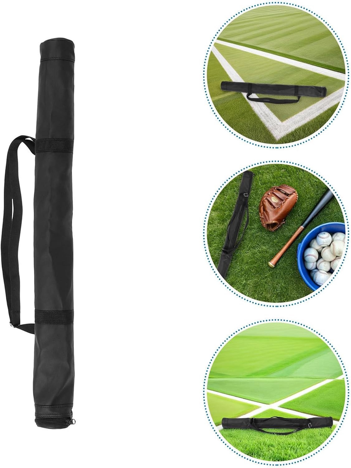 2pcs Waterproof Oxford Cloth Baseball Equipment Bags with Adjustable Shoulder Straps, Black Pu Leather Softball Backpack for Adult Enthusiasts with Zippered Storage and Modern