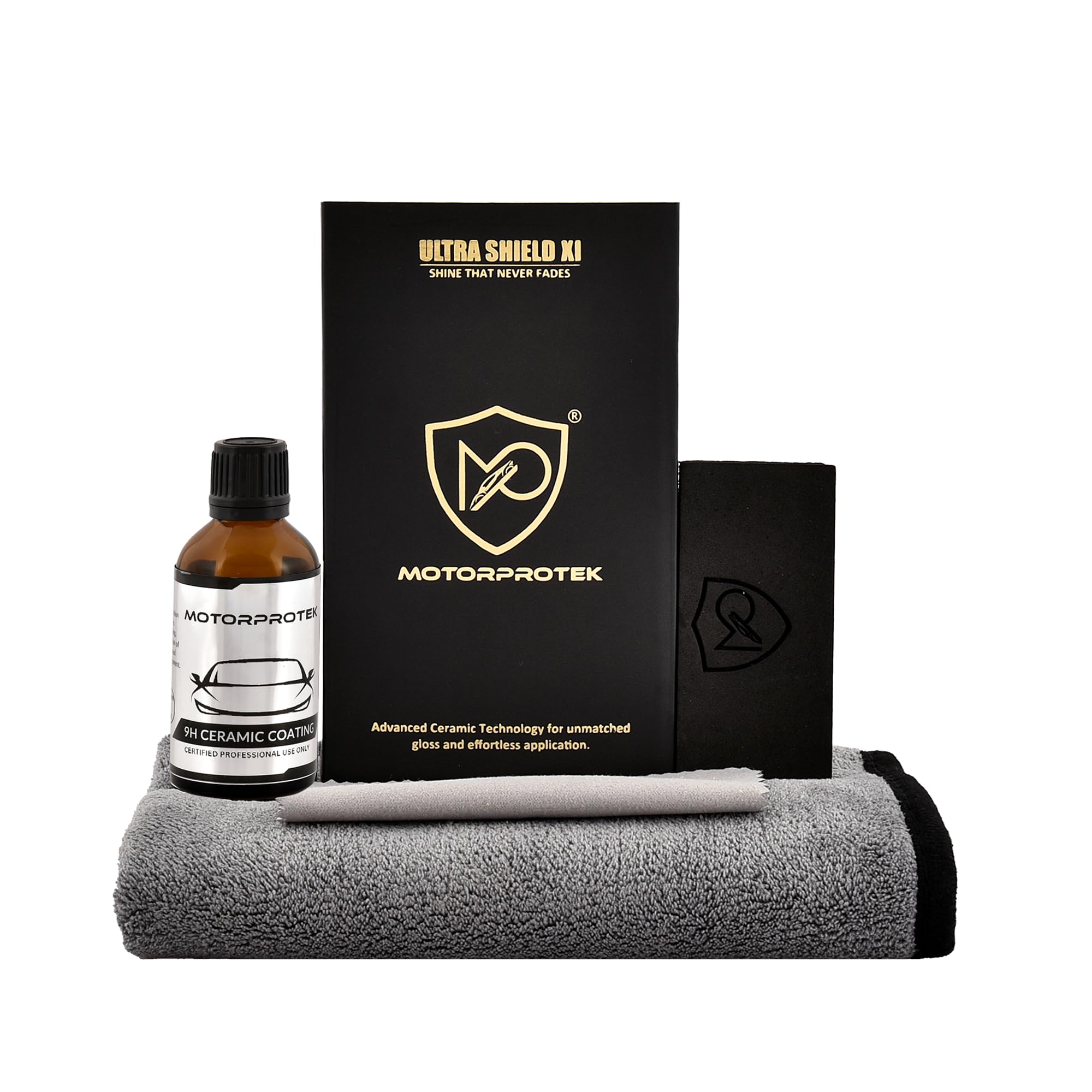 Sponsored Ad - MP MOTORPROTEK DIY 9H Ceramic Coating for Car and Bike - For Self Use - High Gloss, Highly hydrophobic, Scratch and Weather Resistant, Dust Repellant (50ml-1)