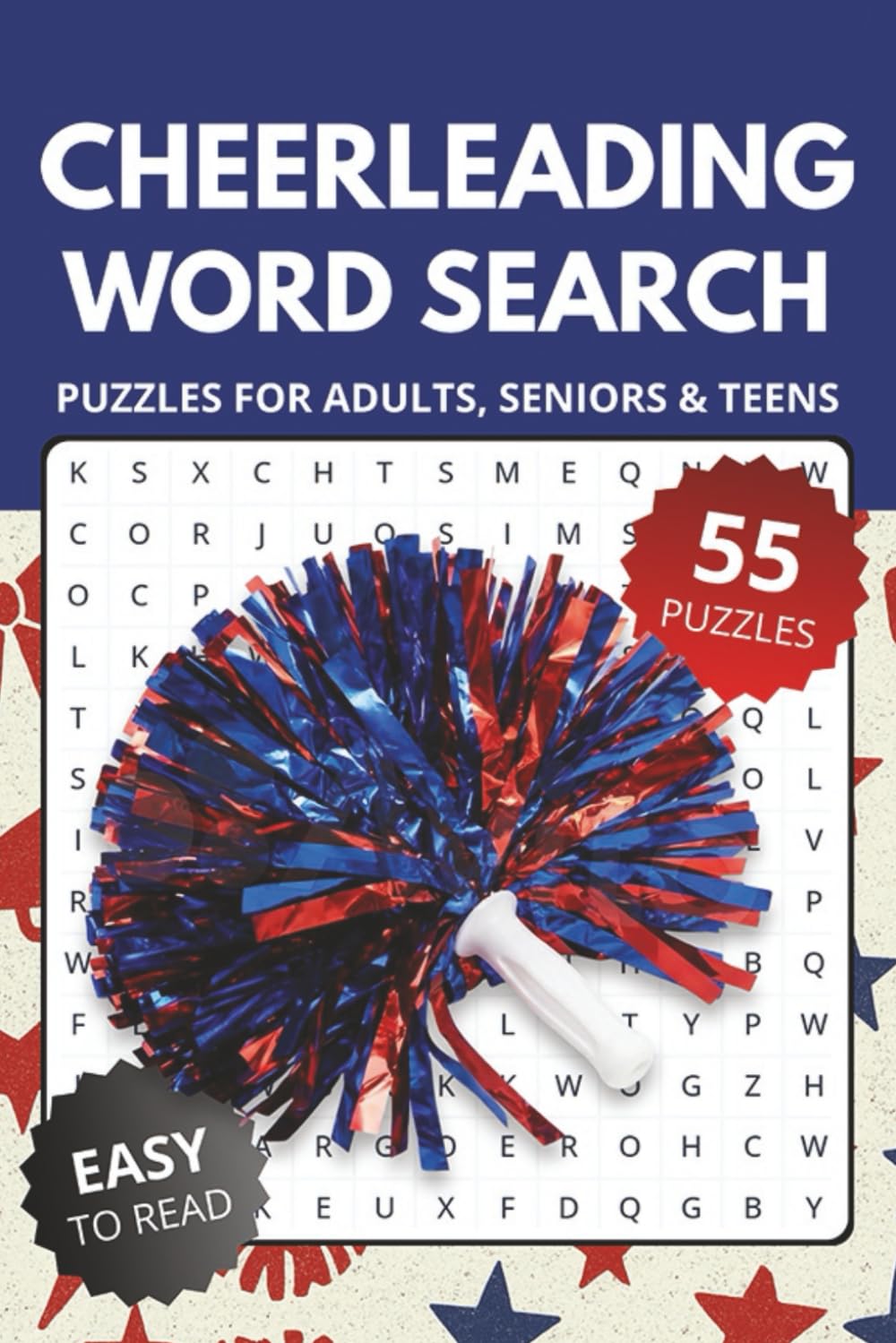 Cheerleading Word Search Book: Word Searches about Cheerleader, Cheer & Dance | 6x9 inches, 110 pages, 55 Puzzles | Gift for Vacations, Holidays and Relaxing Times