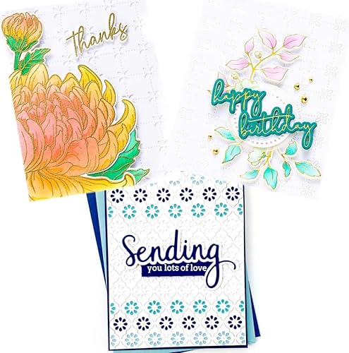 Miniatura 3 de Ammsochy Troqueles de corte para hacer tarjetas de papel, marco de fondo de Navidad 3D, plantillas de metal, herramientas de álbumes de recortes,