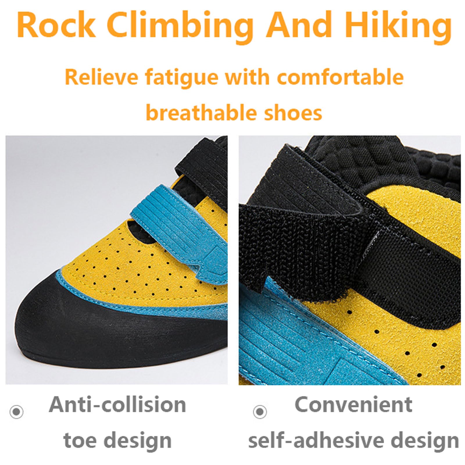 Zapatos De Escalada,Pies De Gato Escalada,Zapatos De Escalada Goma Antideslizante Hombre,Zapatillas De Escalada Mujer,Pies De Gato Transpirables,Ligeros,para Acampar Escalada