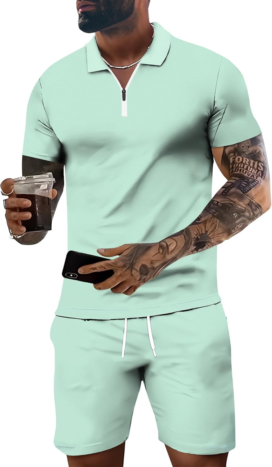 Mens Hawaiian Shirts and Shorts Set 2 Pieces Vacation Outfits Sets Animal Print Leopard Shirt Men