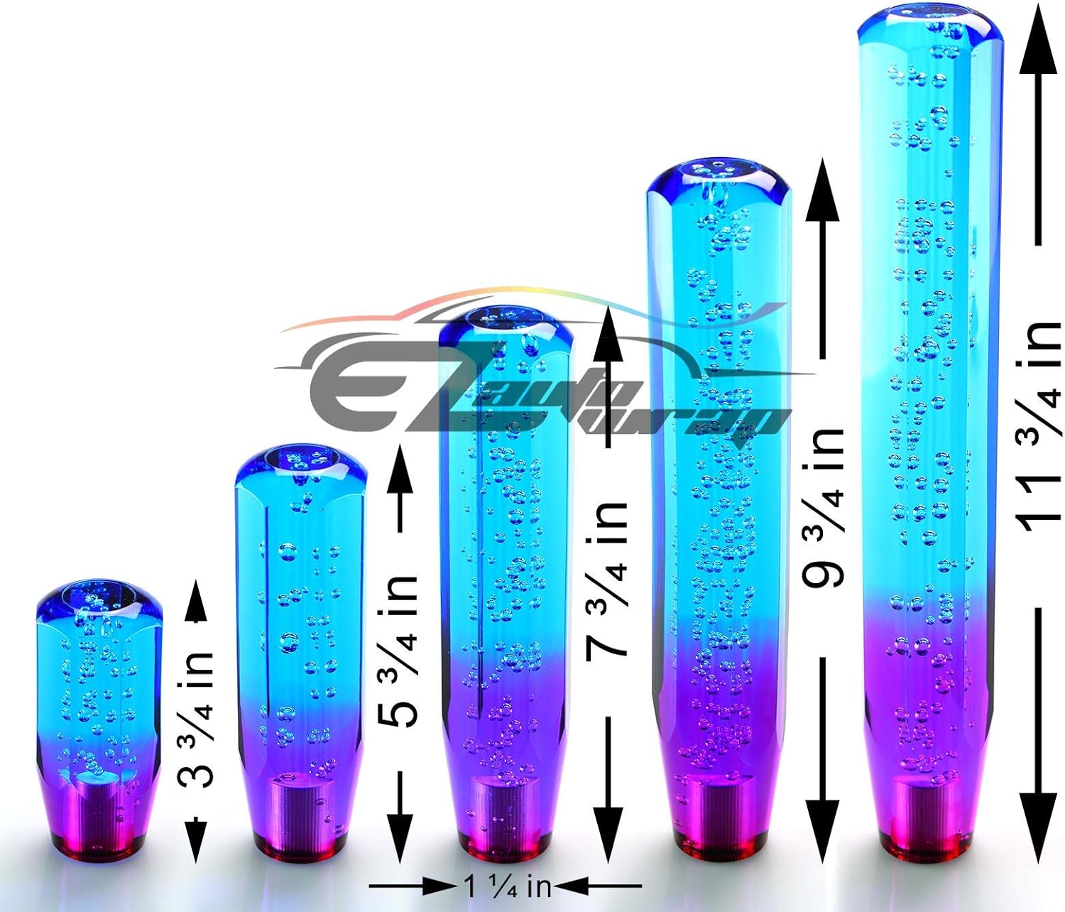 10CM LED Crystal Gear Stick Shifter Knob Bubble Gear Shifter RGB LED Shift Knob Shift At Best Price In New Delhi - Foto 8