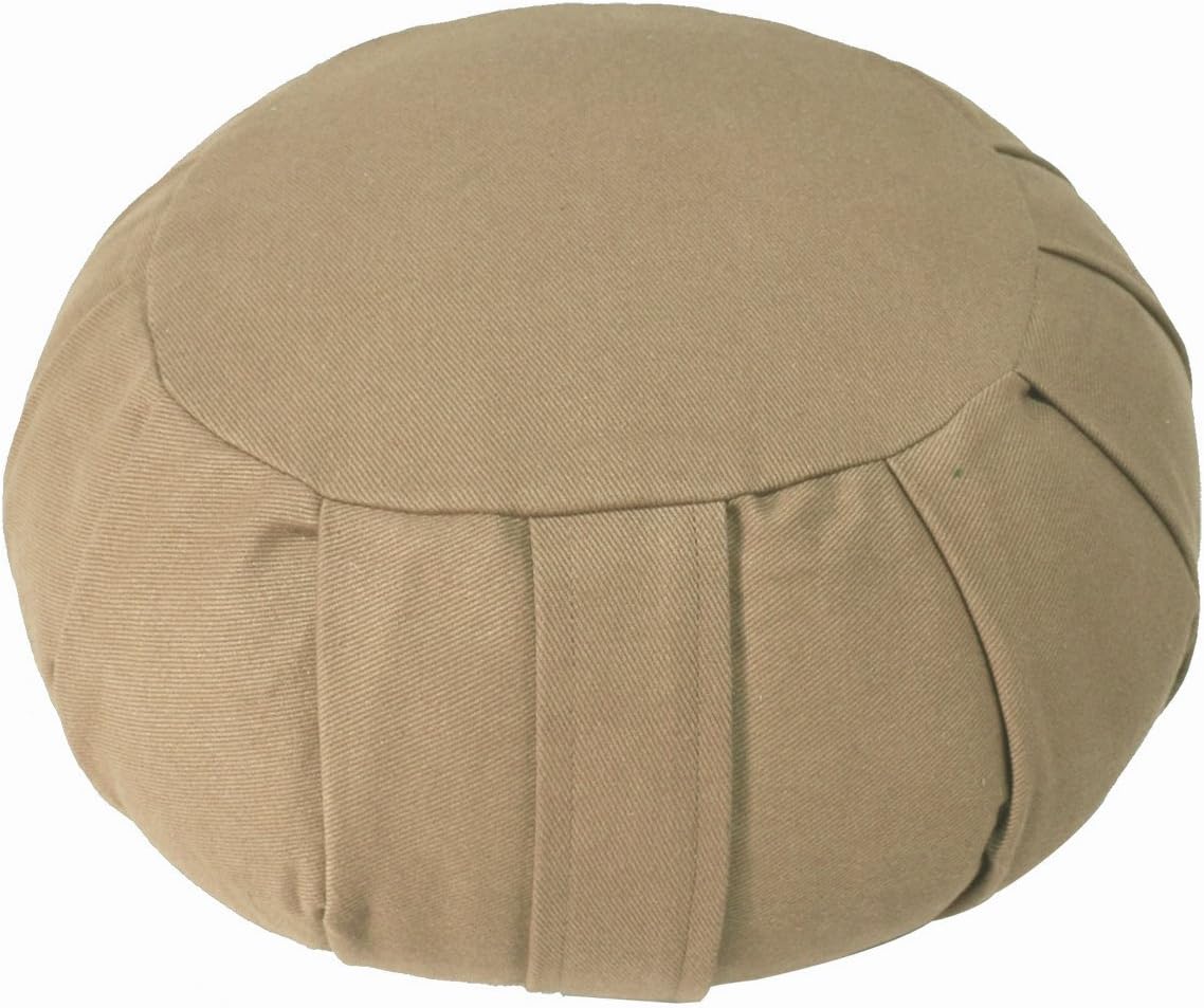 YogaAccessories Round Cotton Zafu Meditation Cushion Pillow