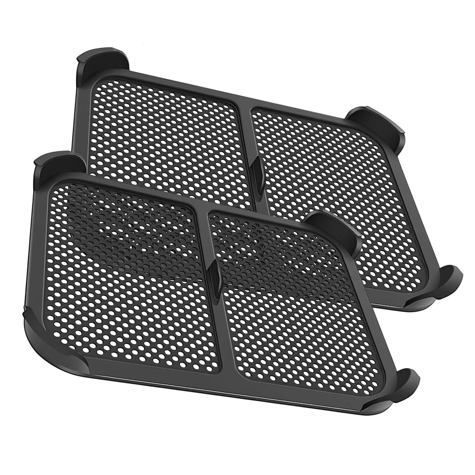 Tsophreniq Non-Stick Air Fryers Splatter Screen, Grease Protections Cover with Heatproof Silicone, & Dishwasher Safe Kitchen Tool Air Fryers Splatter Guard
