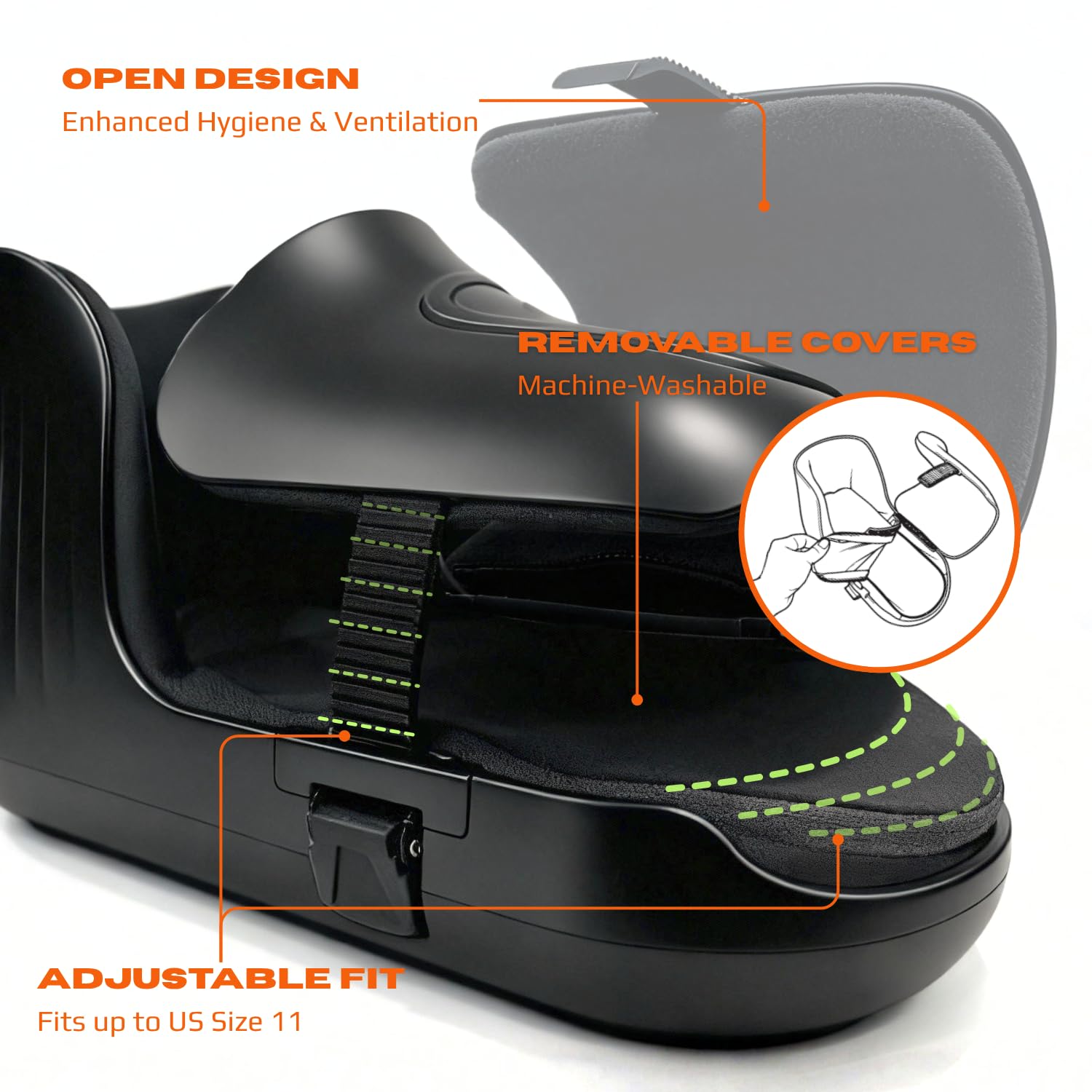 Shiatsu - Masajeador de pies, Control de panel, 1