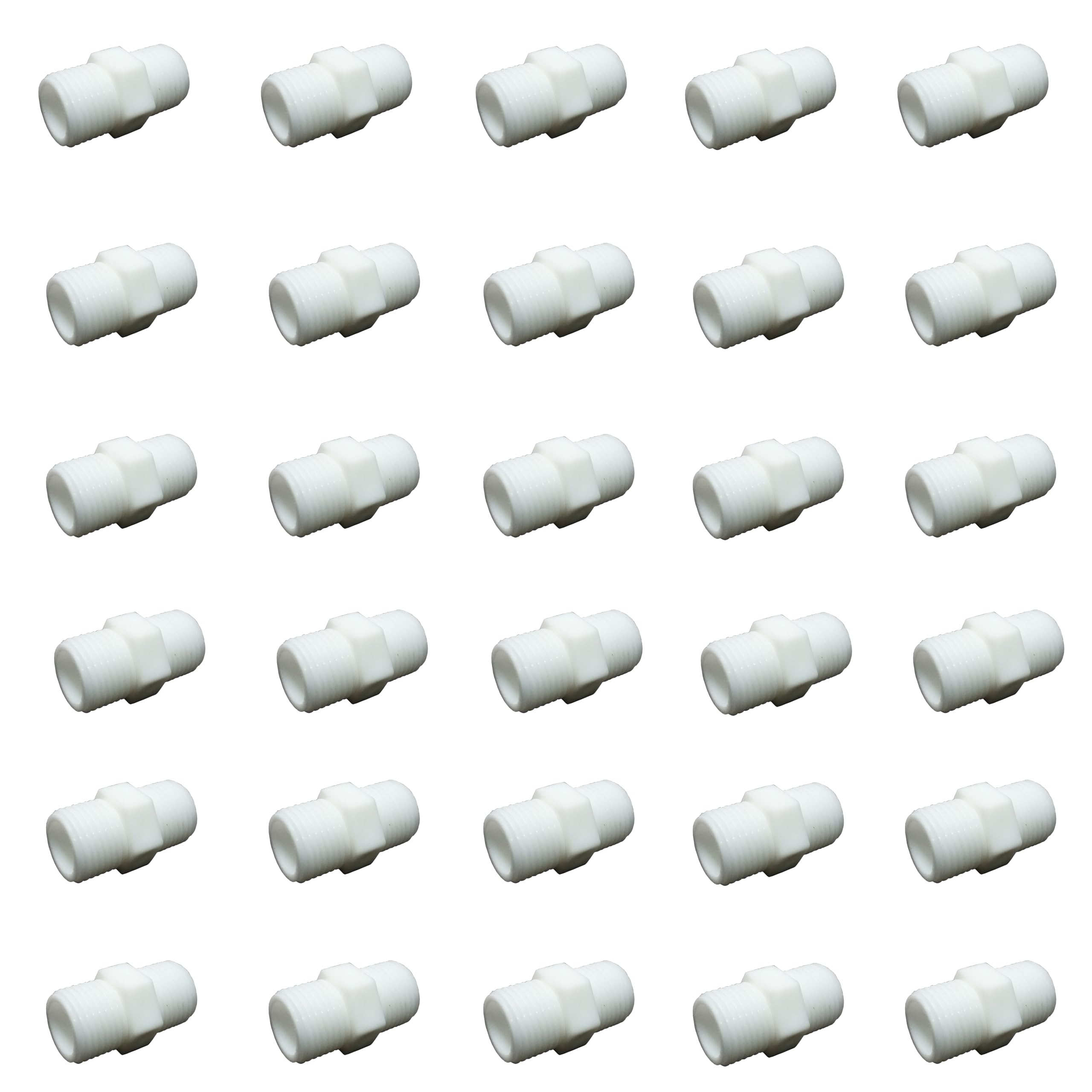 Droptech Pvc Hex Nipple 1/2" Male Thread Adaptor connector Pack of 30 (B0CTCY46CZ) Amazon Price History, Amazon Price Tracker