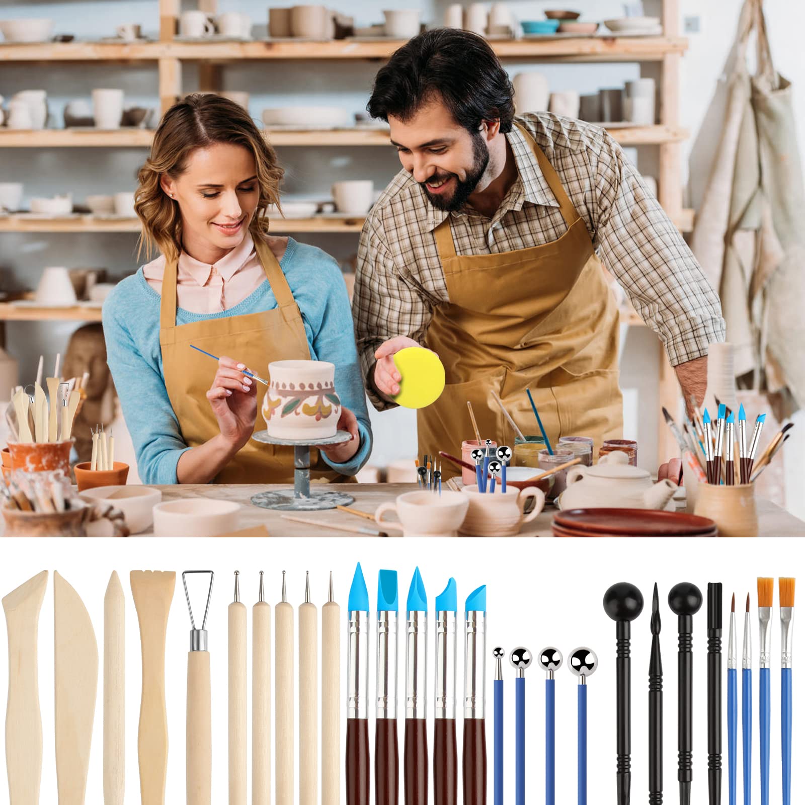 Pébéo Kit De 7 Outils De Modelage Pour Poterie à Prix Pébéo Kit De 7 Outils De Modelage Pour Poterie à Prix