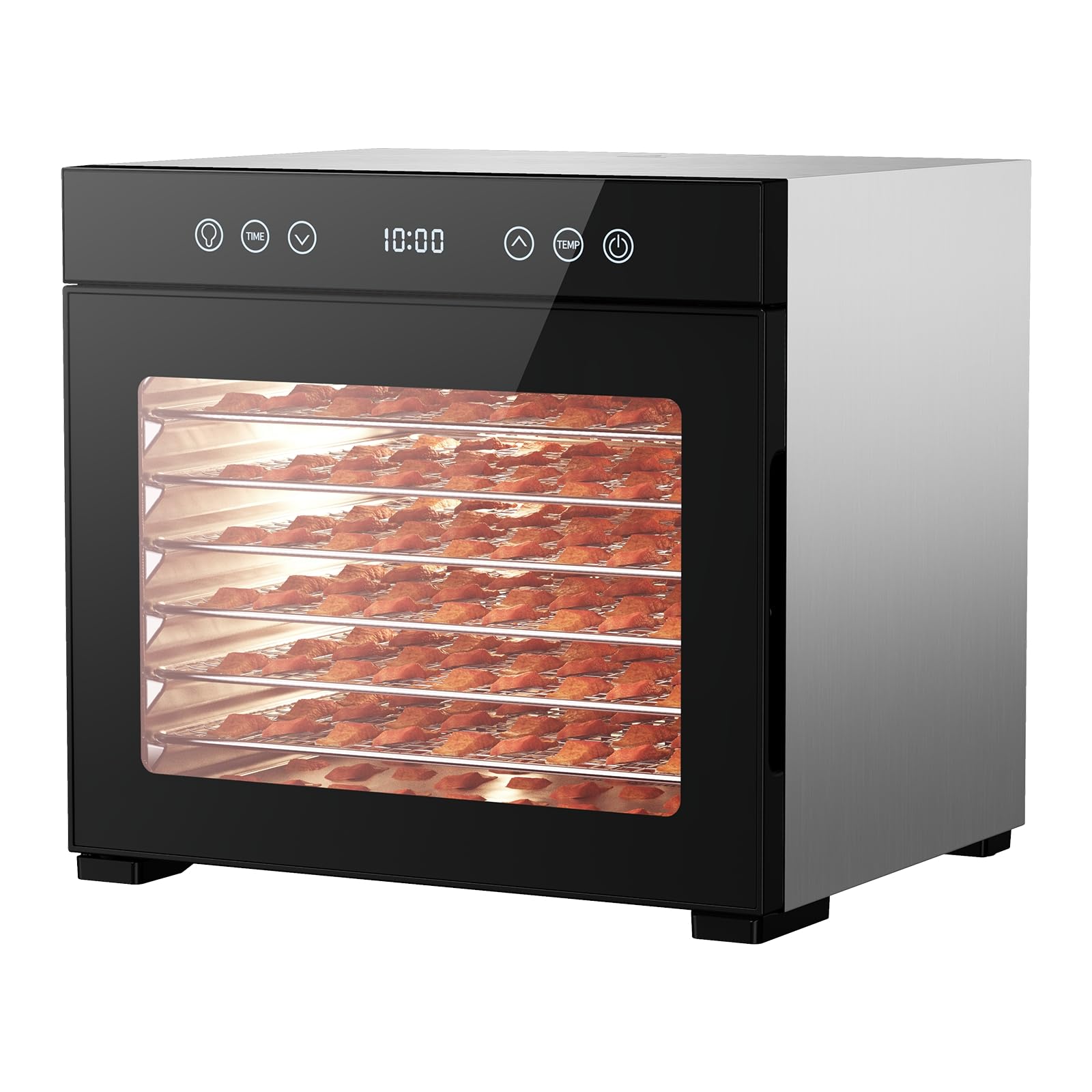 Food Dehydrator 8 Trays 650W, Stainless Steel Food Dryer with Adjustable Timer &amp; Temperature (95-167°F)