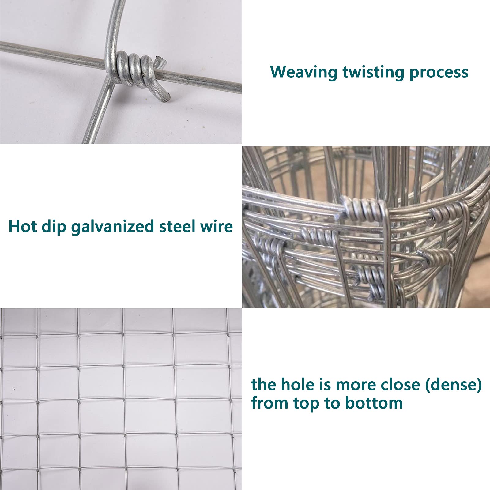 Border Paddock Garden Wire 50m L8/80/15 Wire Agricultural Fencing Hot Dipped ...