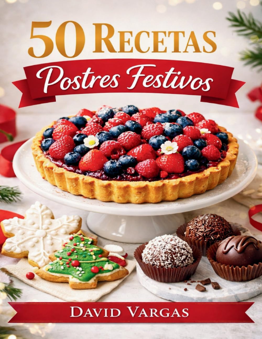 50 Recetas de Postres Festivos para Compartir y Celebrar: Dulces irresistibles para reuniones familiares, fiestas y momentos especiales