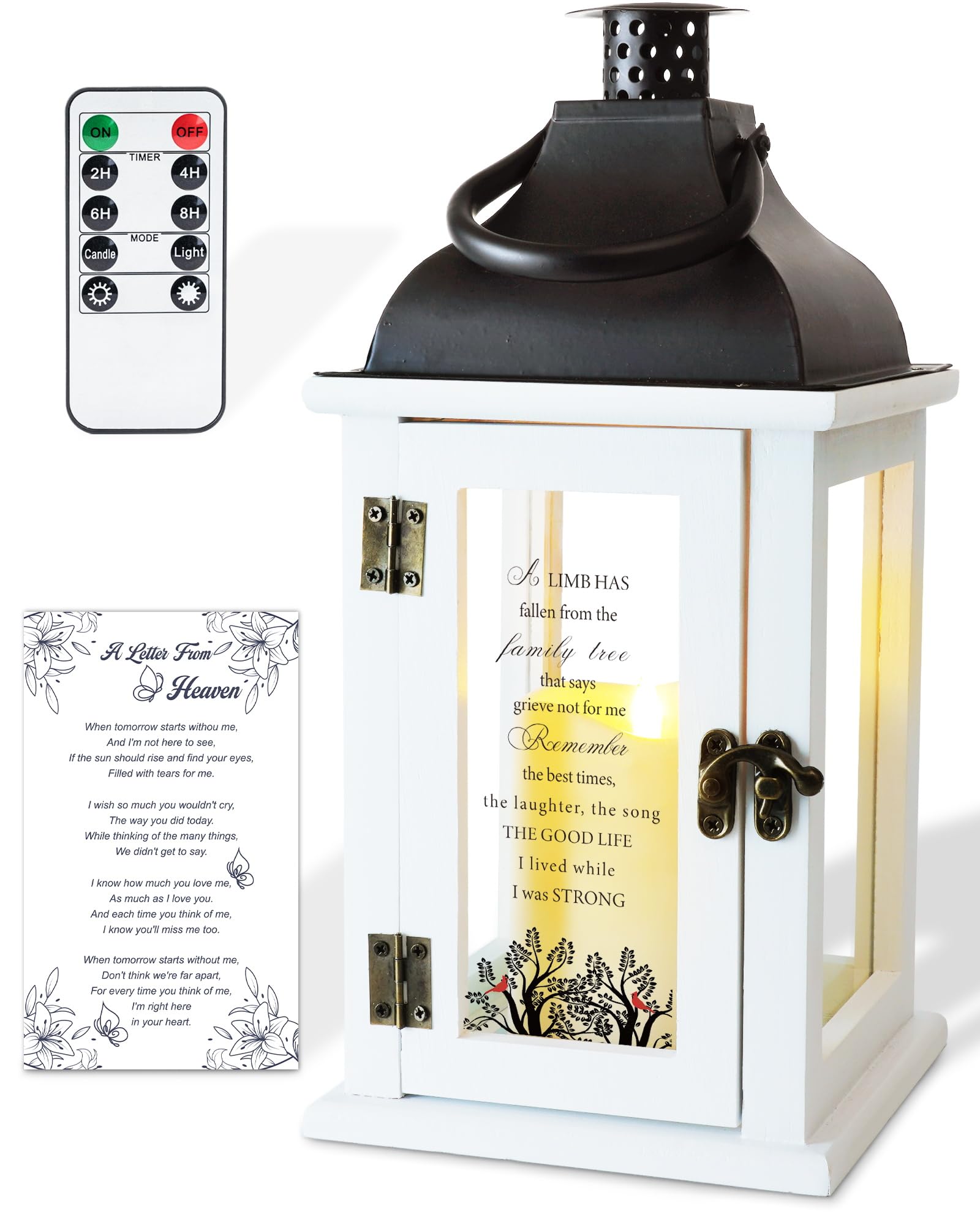 Homemory Memorial Lantern Bereavement Sympathy Gifts for Loss of