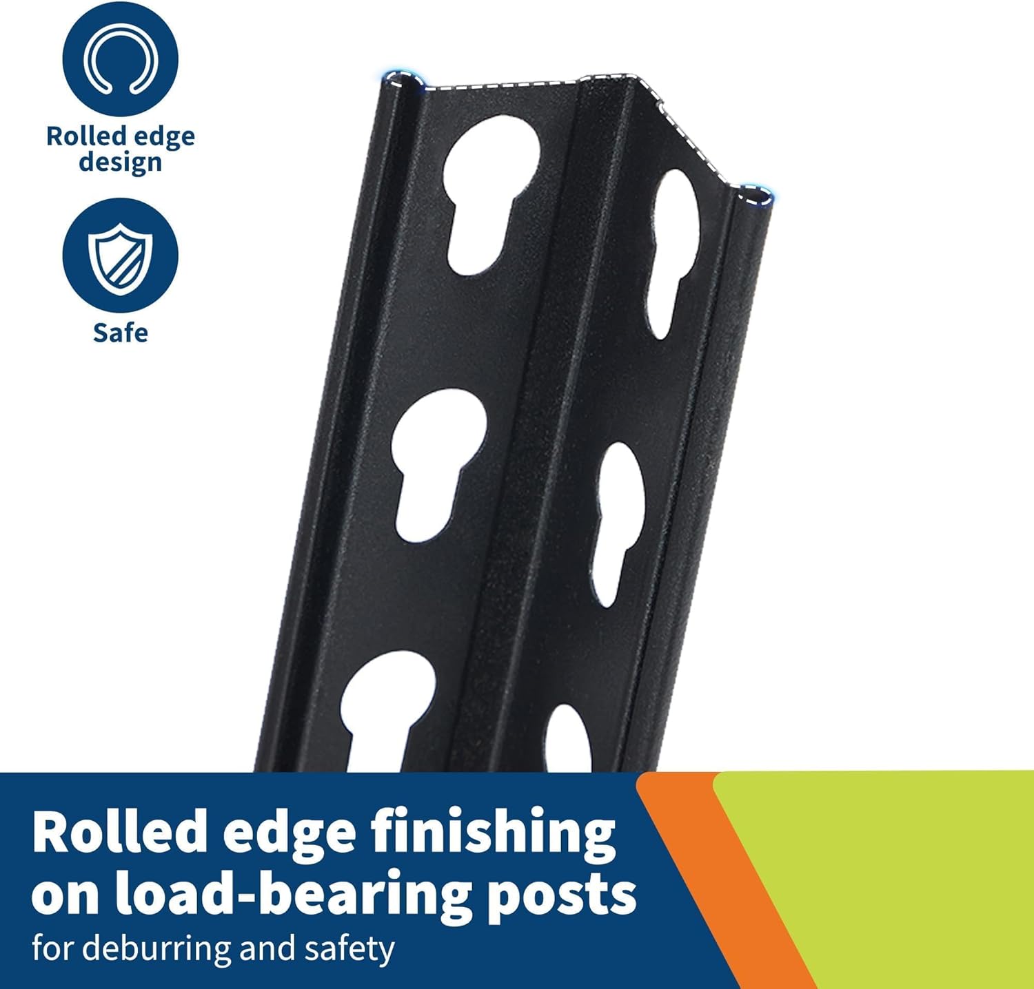 PioneerWorks Heavy Duty Garage Shelving, 5-Tier Adjustable Metal Storage Racks, 2000 LBS Capacity, 30" l x 12" w x 60" h, Boltless Shelving Unit for Basement, Workshop, Pantry