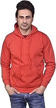 SMAN Men's Regular Fleece Full Sleeve Sweatshirt Hooded Neck Hoodie for Winter (M - 3XL Multicolor)