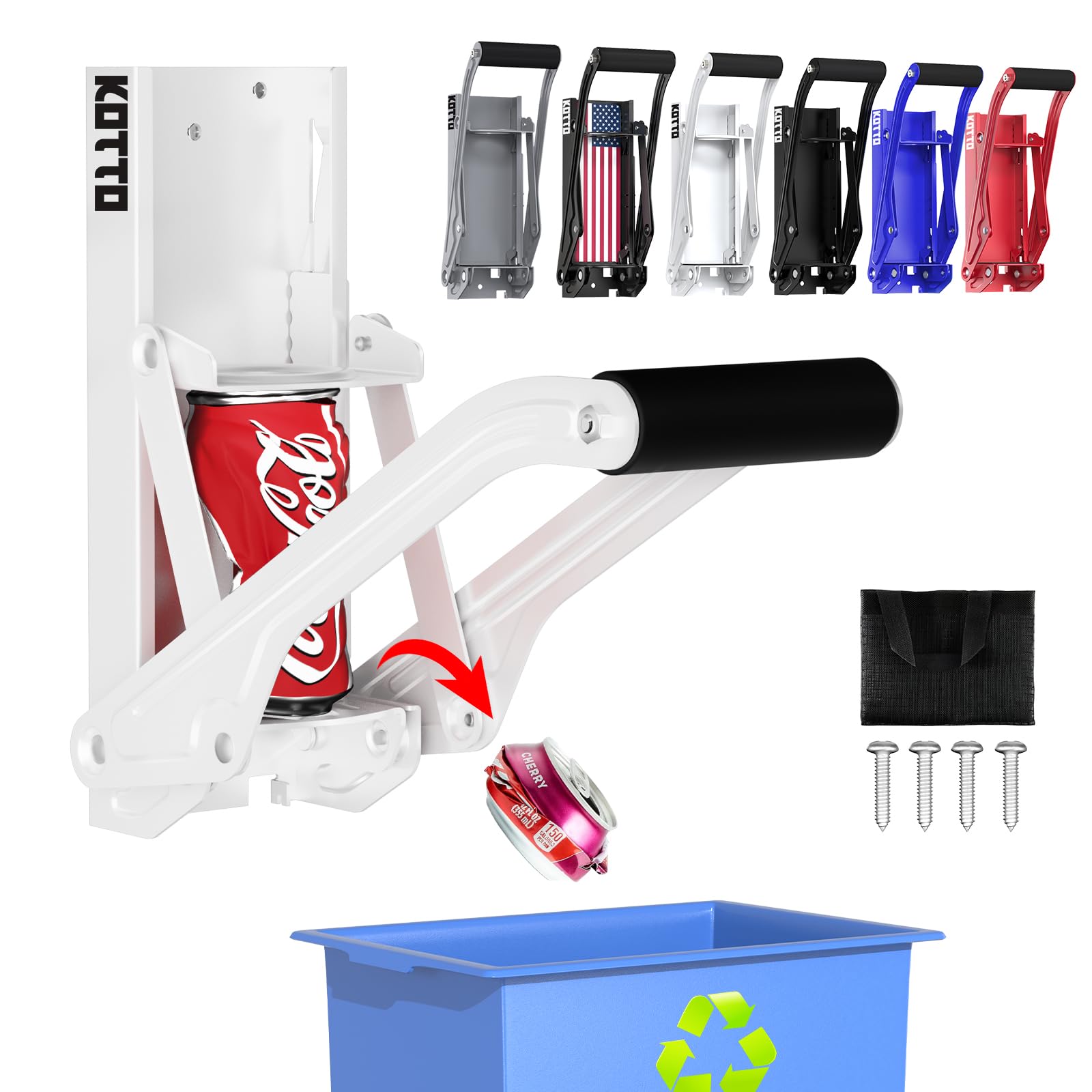 Amazon.com: Kotto Can Crusher - Wall Mounted Can Crushers for