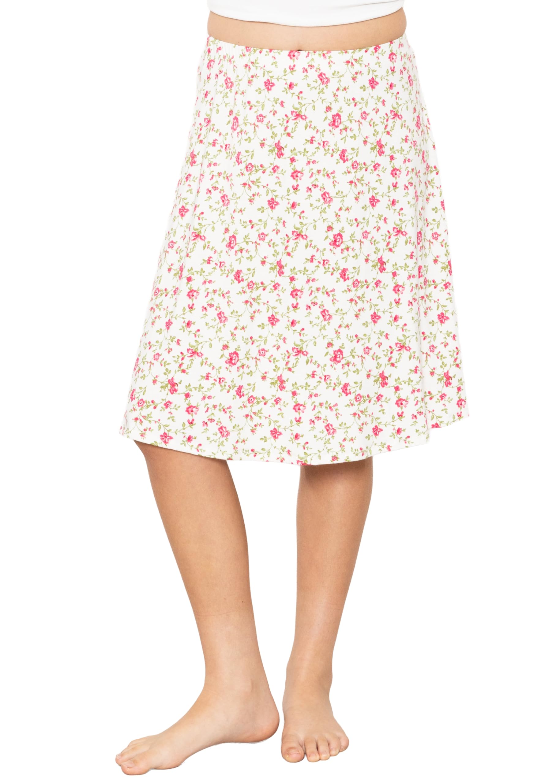 STRETCH IS COMFORT Girls Skirts Flowy A Line Knee Length and Ankle Length