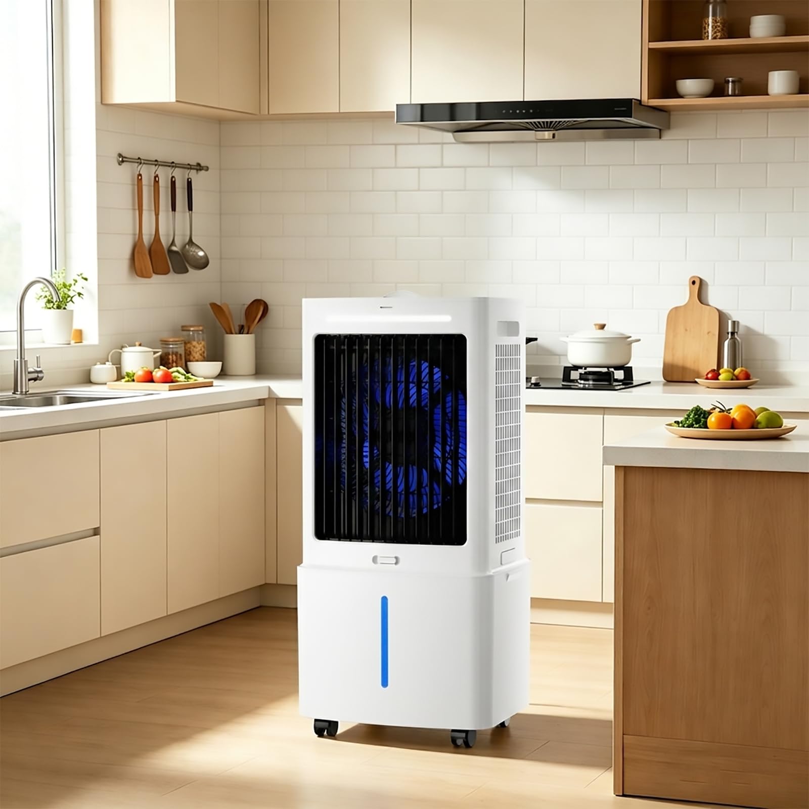 Portable Air Conditioner 12L, 3-in-1 Evaporative Air Cooler, 35dB Quiet Coo