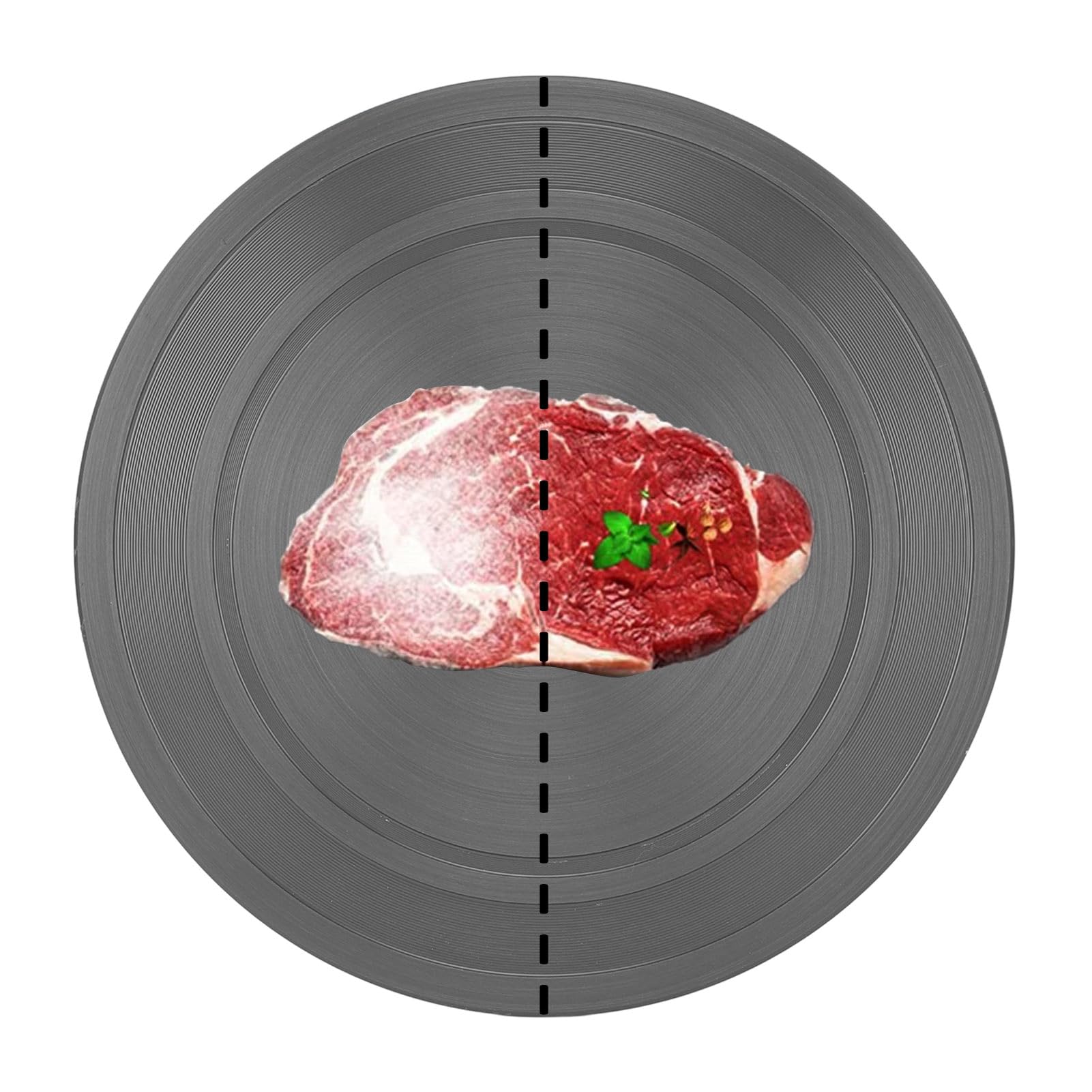Plaque de Diffuseur en Aluminium pour Cuisinière à Gaz, 20cm x 4mm Rond, Dégivrage Rapide