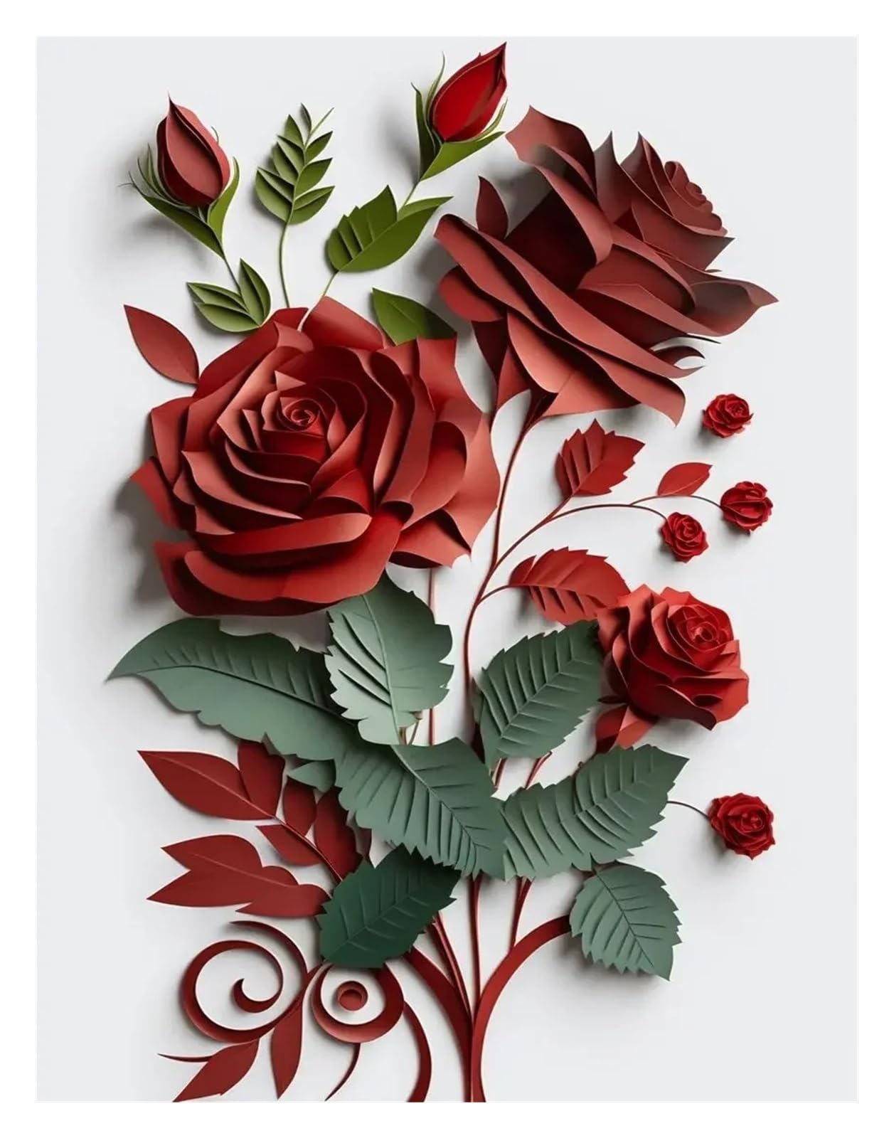Xenite E Xenit Wall Art Canvas Prints Canvas Painting Wall Art Flower Collag Poster Prints For Gallery Aesthetic Pictures Nordic Plant Living Room Hom Decor(,40X50cm)