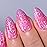 Imtiti Glitter Gel Nail Polish - 1 Pcs, 0.5 Fl Oz Hot Pink Glitter Gel Polish, Soak Off LED & UV Ready, DIY Nail Art Kit for Women & Girls