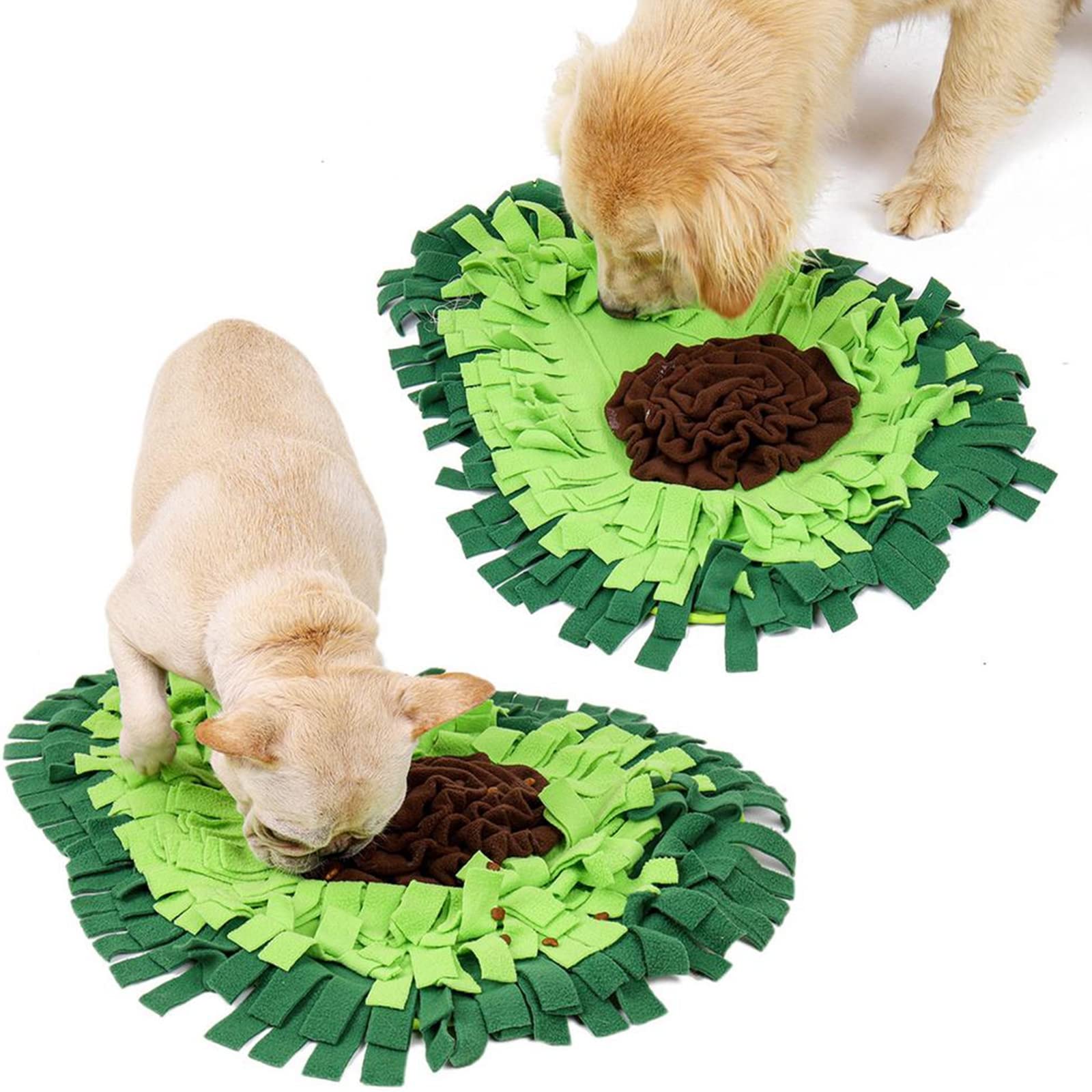 Schnüffelteppich Hund Intelligenzspielzeug, Hund Interaktives Spielzeug,Schnüffelrasen Hund Riechen Trainieren Matte Futtermatte Trainingsmatte Für Puzzle Und Nahrungsinstinkttraining