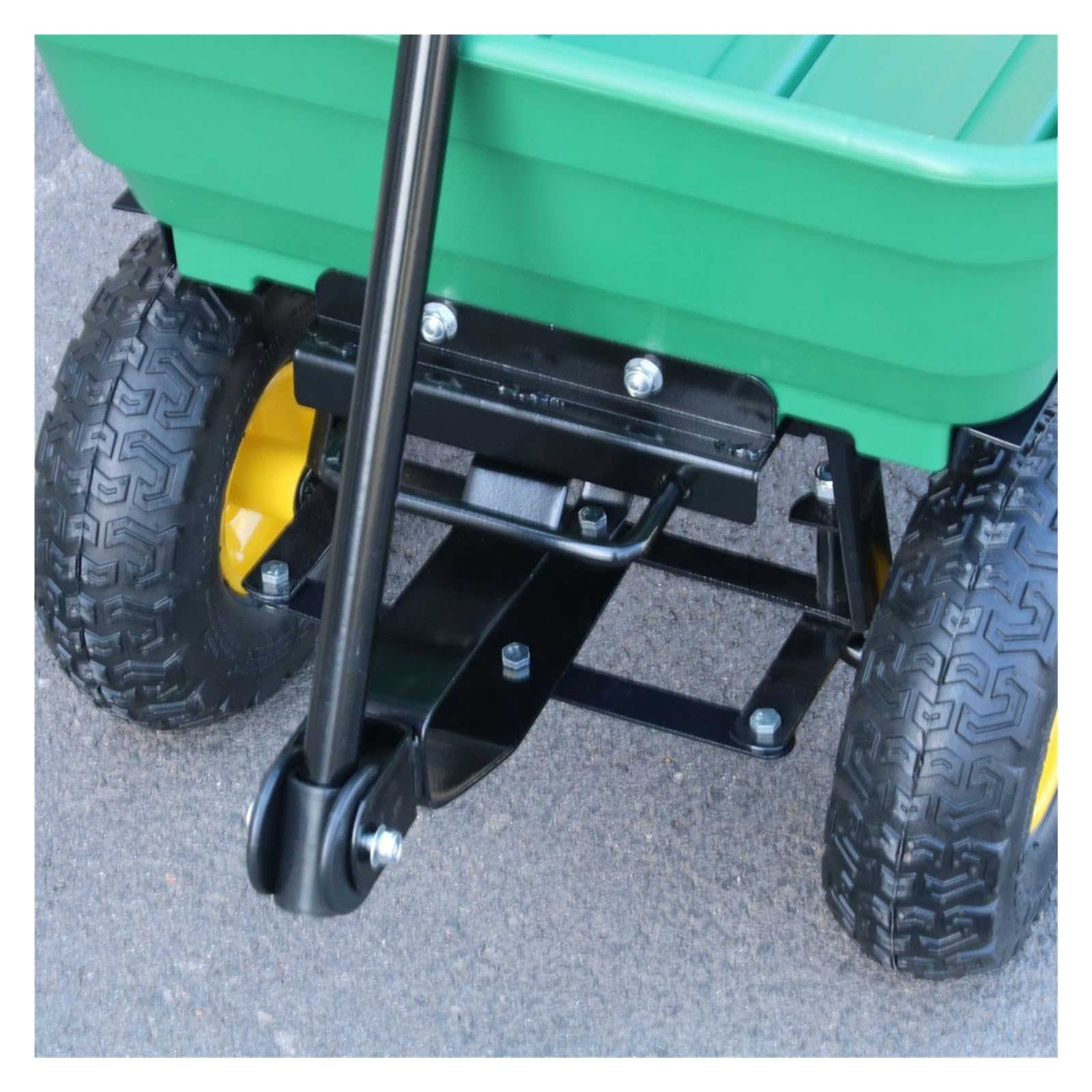 Carro da giardino/Carrello da giardino Carrello da giardino for carichi pesanti con carriola con maniglia girevole a 180° for esterni carriola