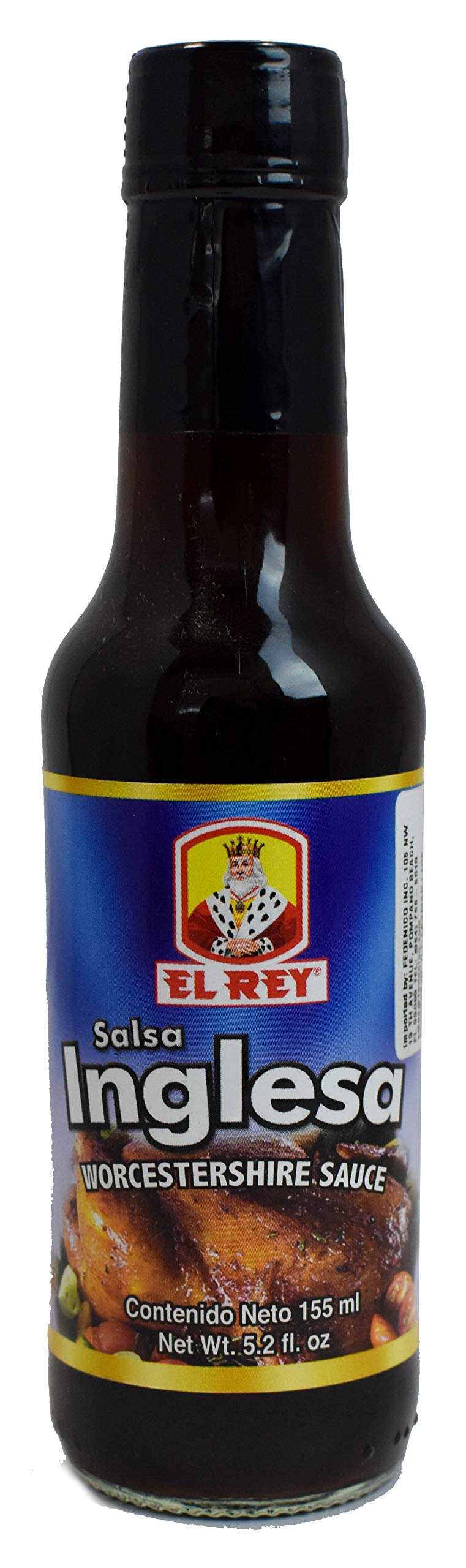 El Rey Worcestershire Sauce Salsa Inglesa 5.2 Fluid Ounces