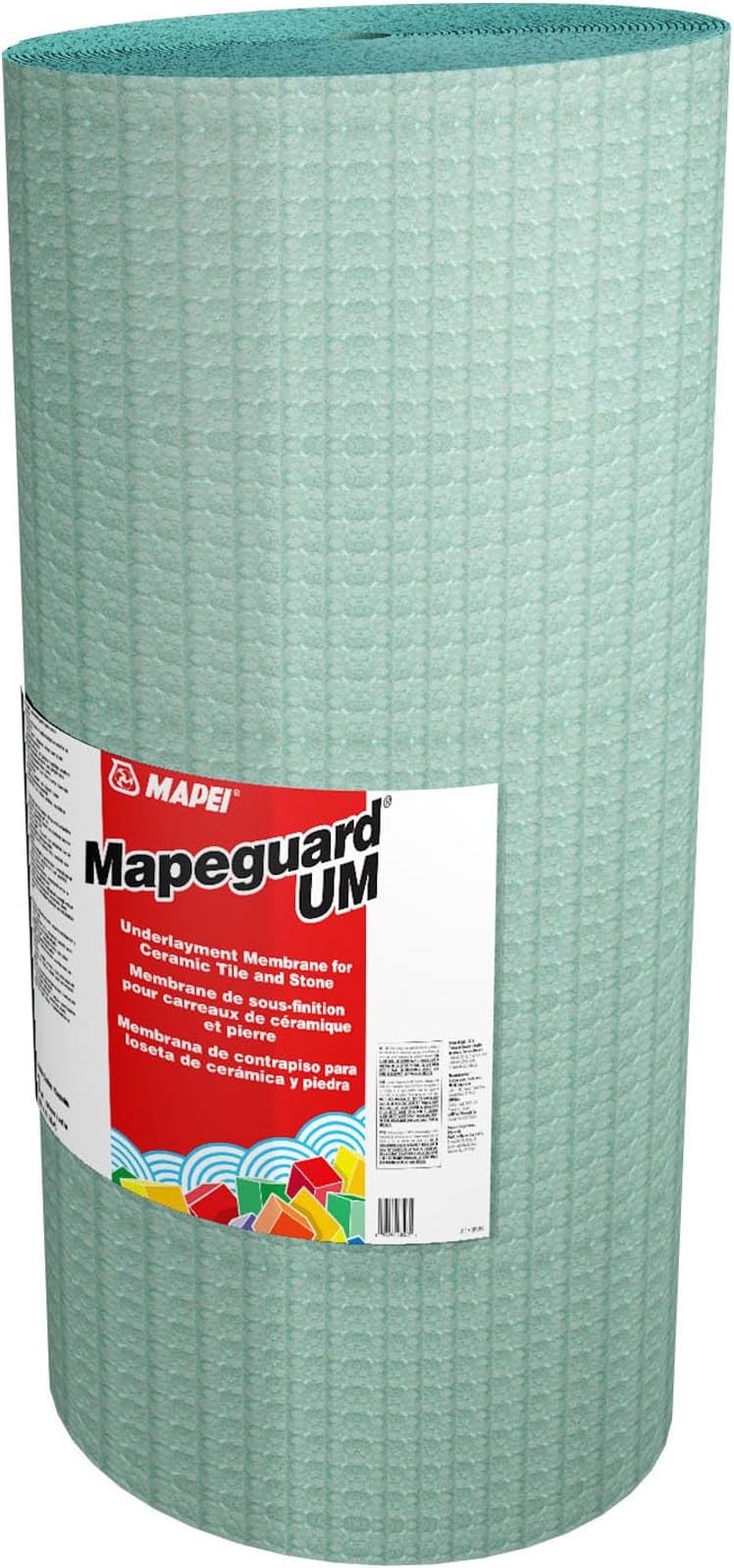 MAPEI Mapeguard UM Underlayment Membrane – High-Performance Ceramic Tile, Porcelain & Stone Crack-Isolation and Waterproofing Solution, 323 sq. ft.