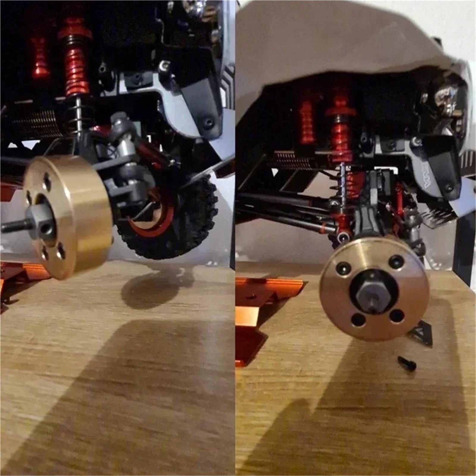 para YiKong YK4101PRO YK4102 YK4103 YK4082 Pieza Repuesto Coche RC Crawler con Contrapeso Latón Accesorio Modelo