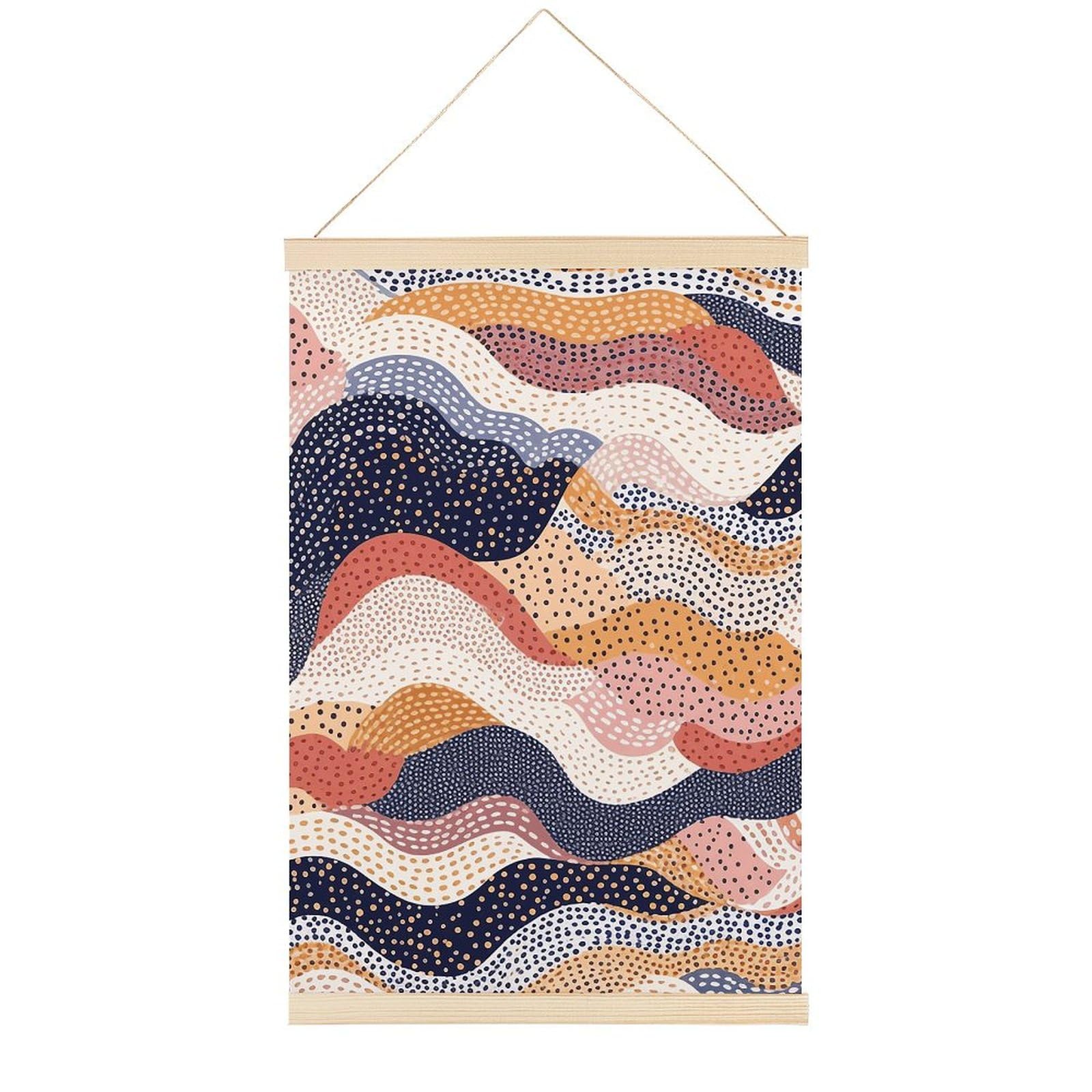 what we want WOODHANGER ウォルナット Amazon.com - QMNVBDS Wavy Pattern Magnetic Poster Hanger