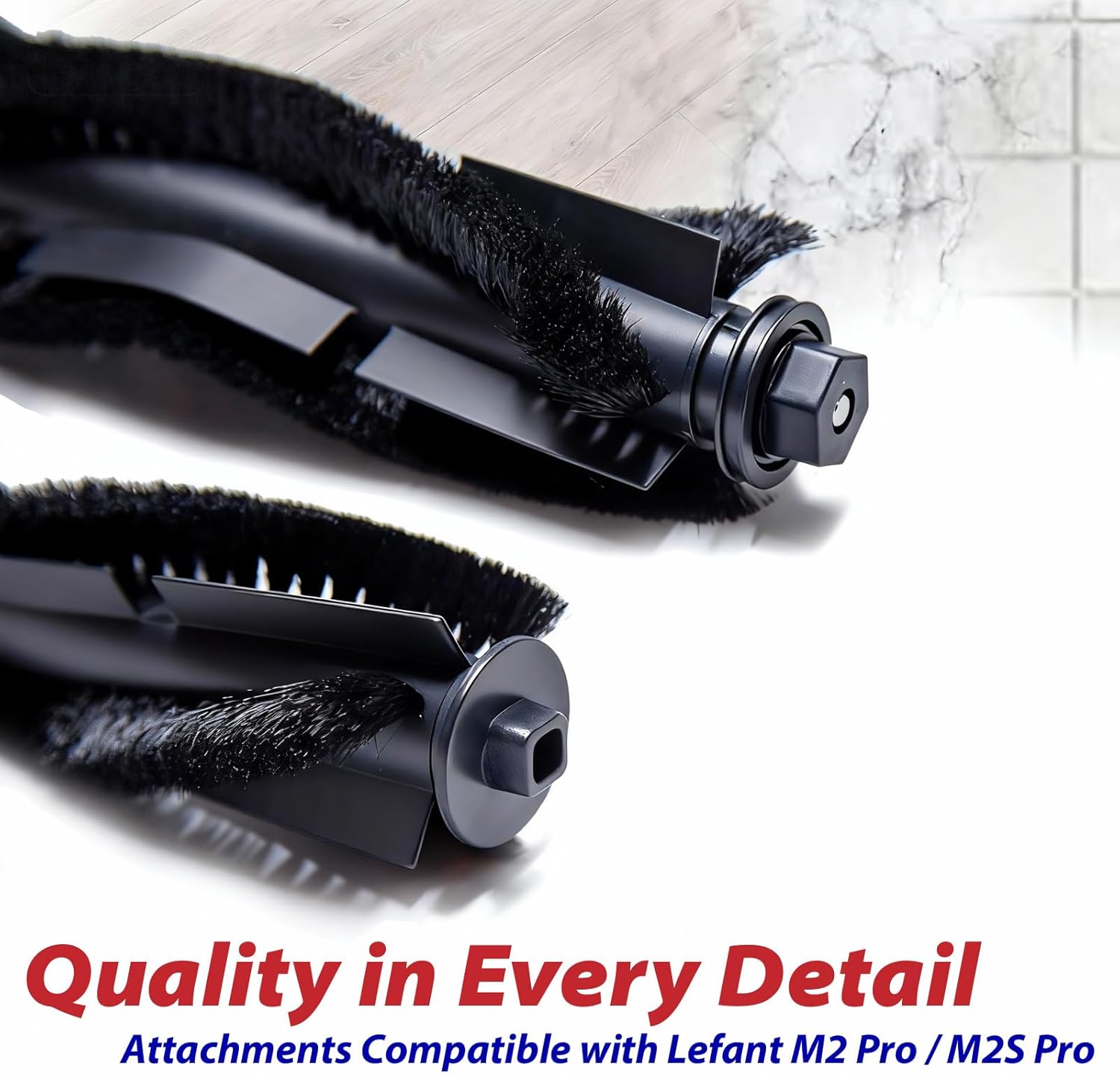 Large Volume 2 Liters Dust Bag Replacement Parts Accessories Kits Compatible with Lefant M2 Pro / M2S Pro Robot Vacuum (23PC-main brush& 8side brush& 6filter & 4mop& 4dustbag)