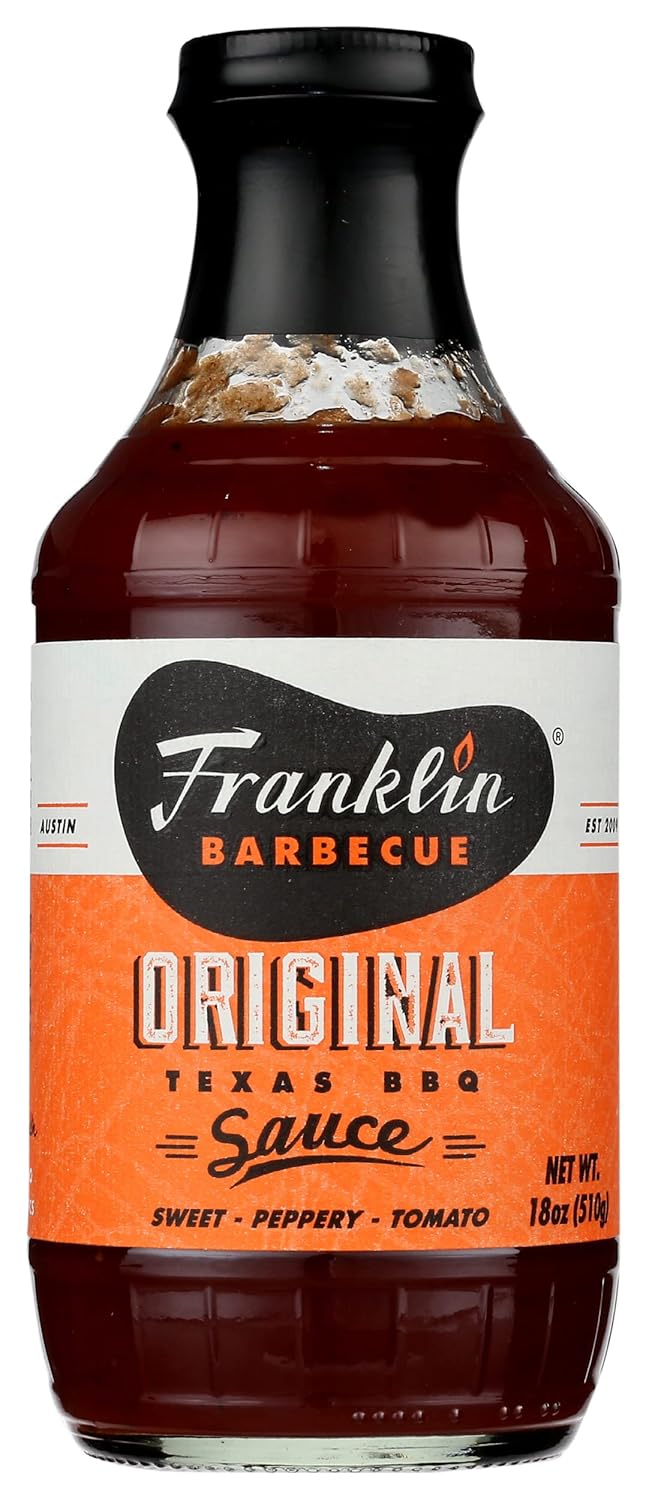 Bottle of Franklin Barbecue Texas Style BBQ Sauce