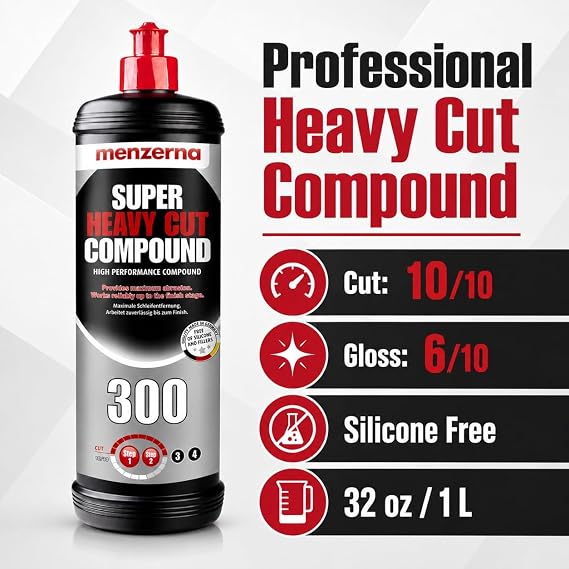 Menzerna Super Heavy Cut Compound SHCC 300 - 32 oz