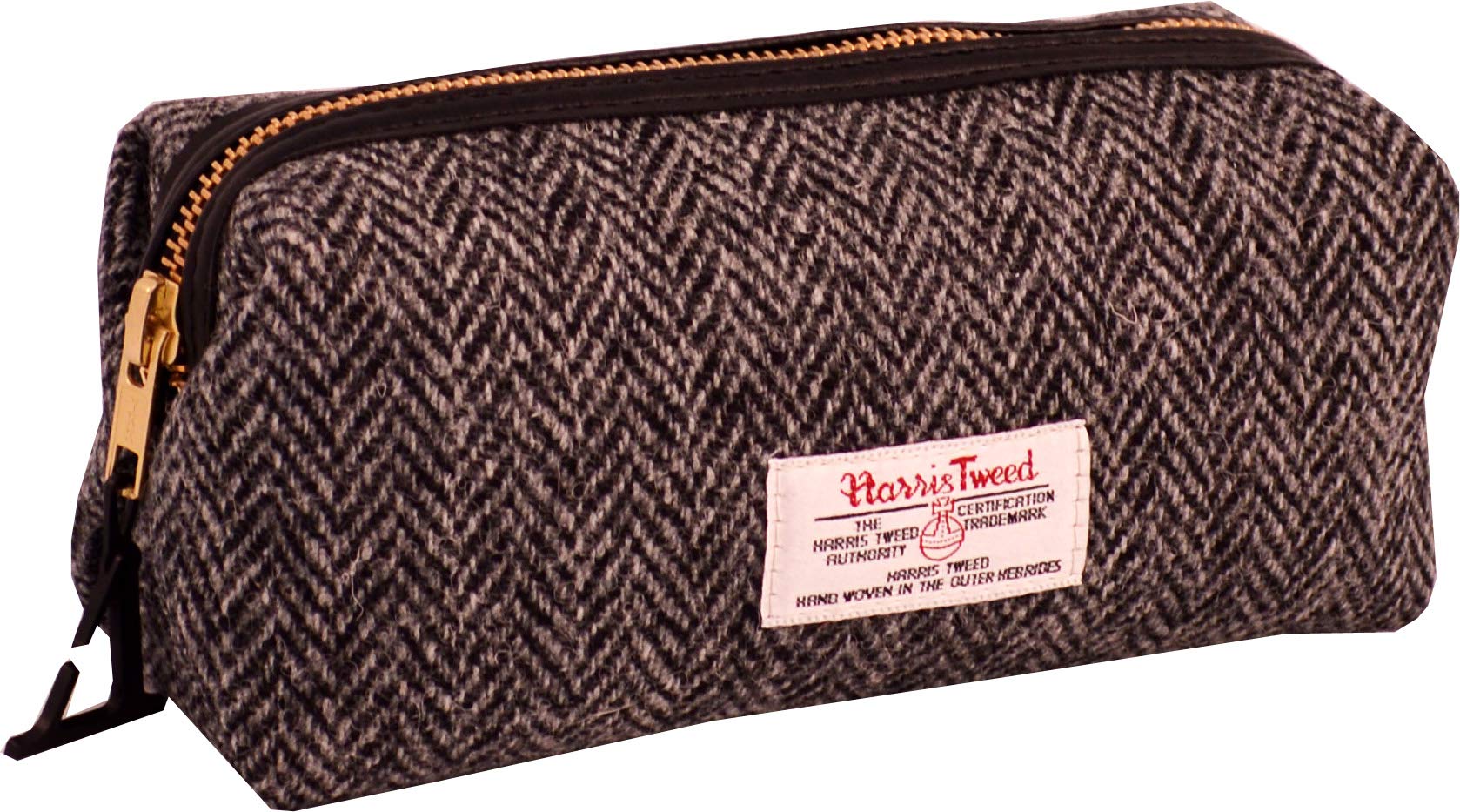 Vagabond Bags Ltd Harris Tweed Herringbone Overnight Boxy Bag